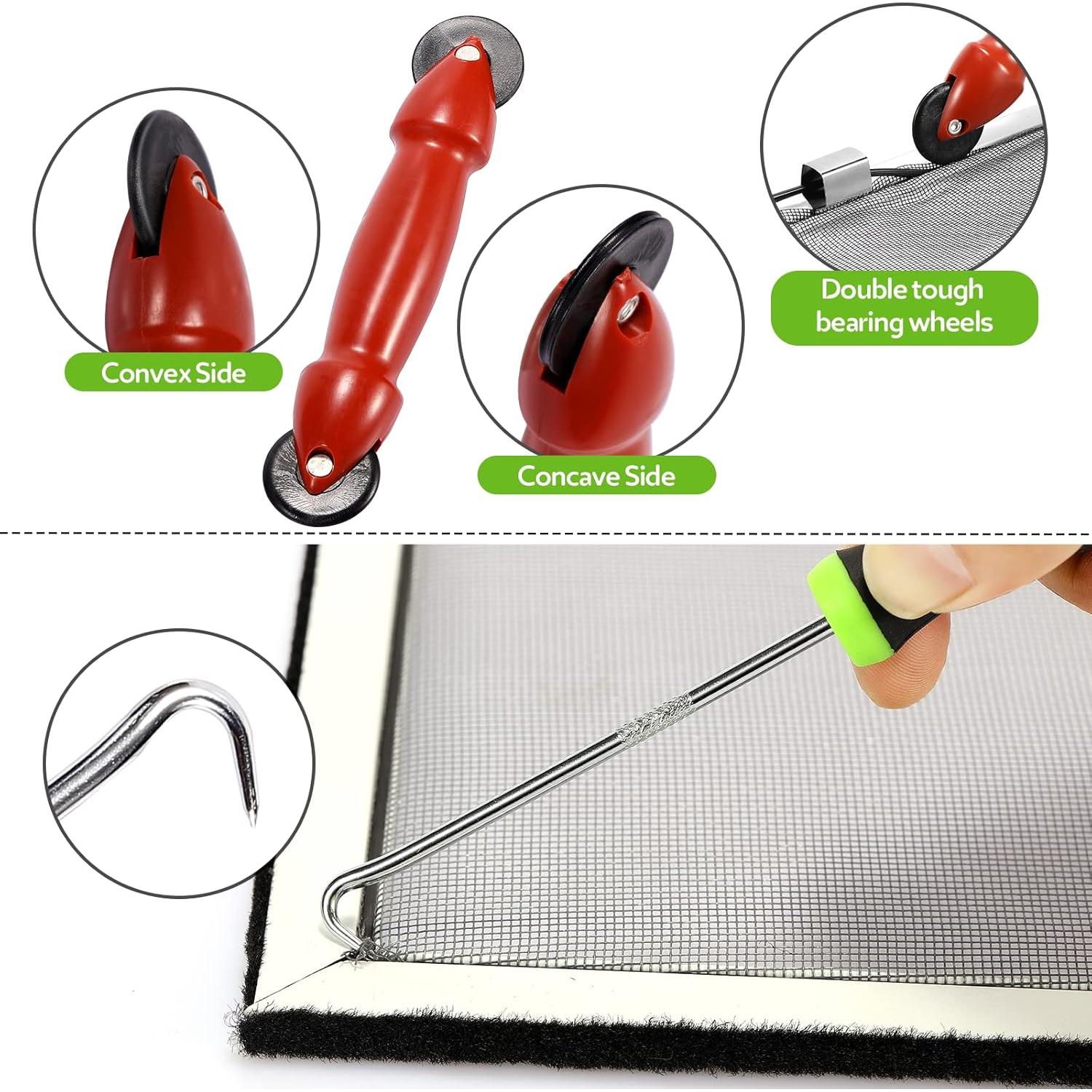 Kit de Reparación de Pantallas de Ventana FLYZZZ 121.9x299.7cm Gris