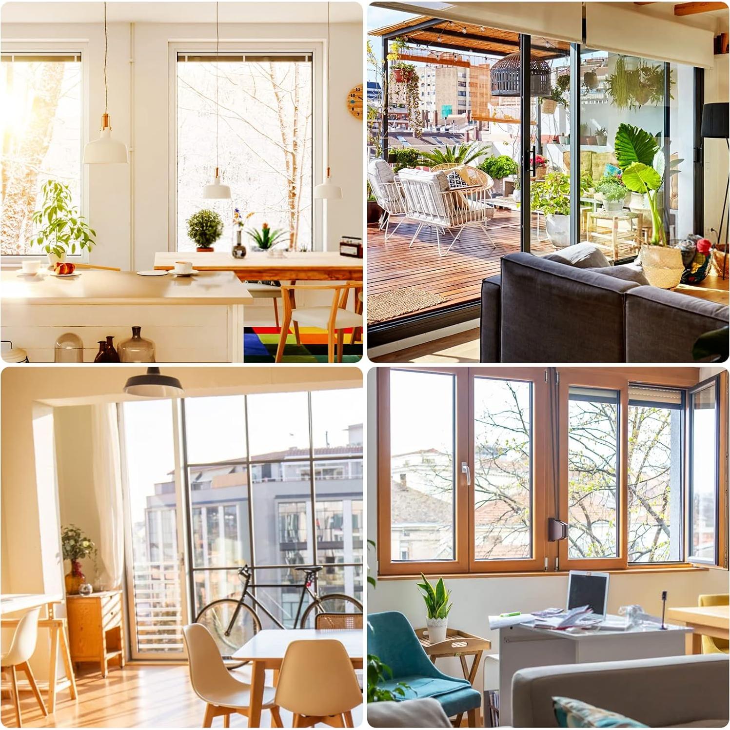 Kit de Reparación de Pantallas de Ventana FLYZZZ 121.9x299.7cm Gris