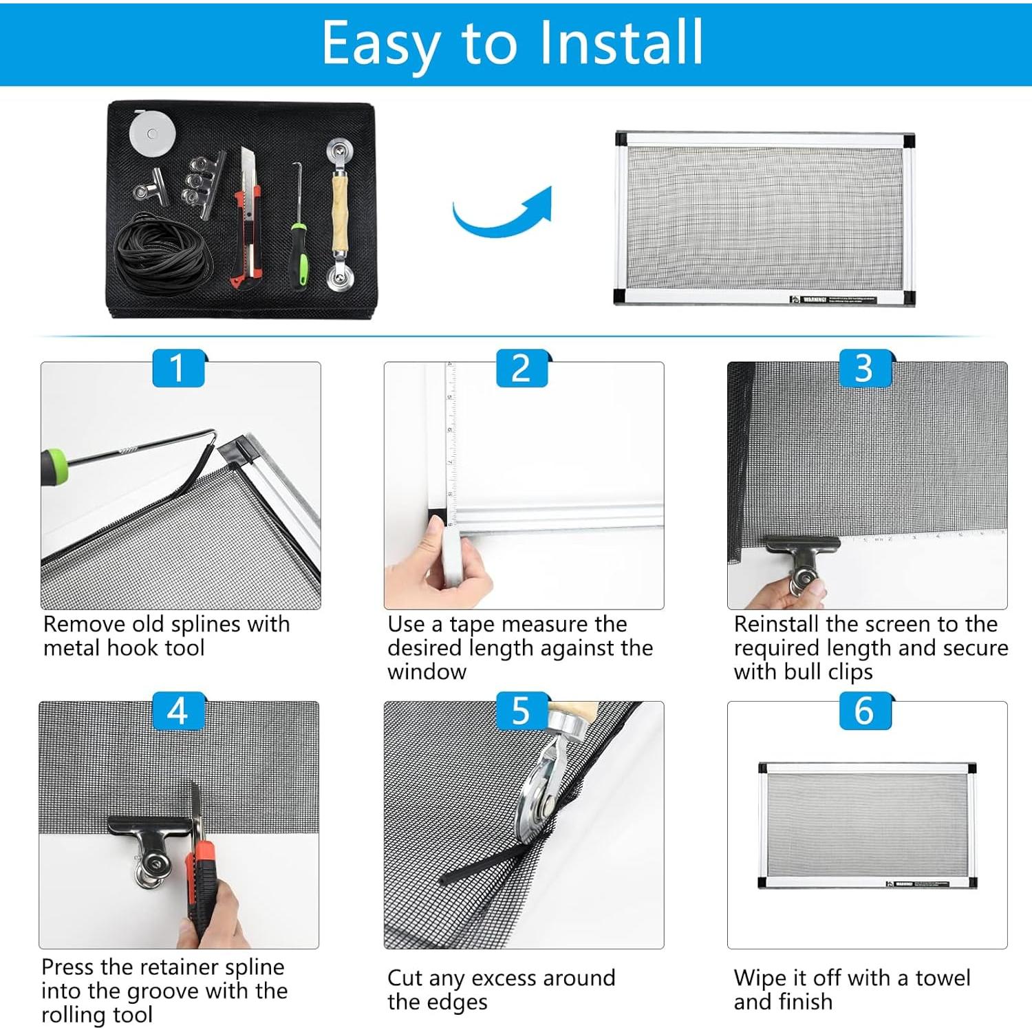 Kit de Pantalla para Mascotas Yoochee 36x100 cm Negro