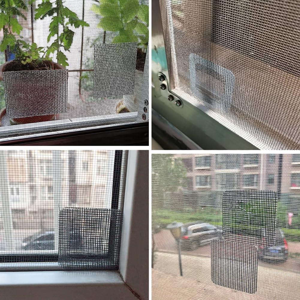 30 Parches Autoadhesivos Reparación Pantallas 10x10 cm UUYYEO