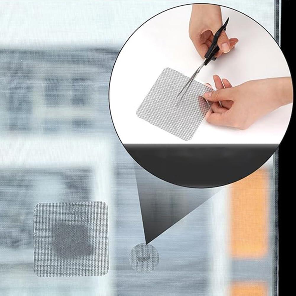 30 Parches Autoadhesivos Reparación Pantallas 10x10 cm UUYYEO