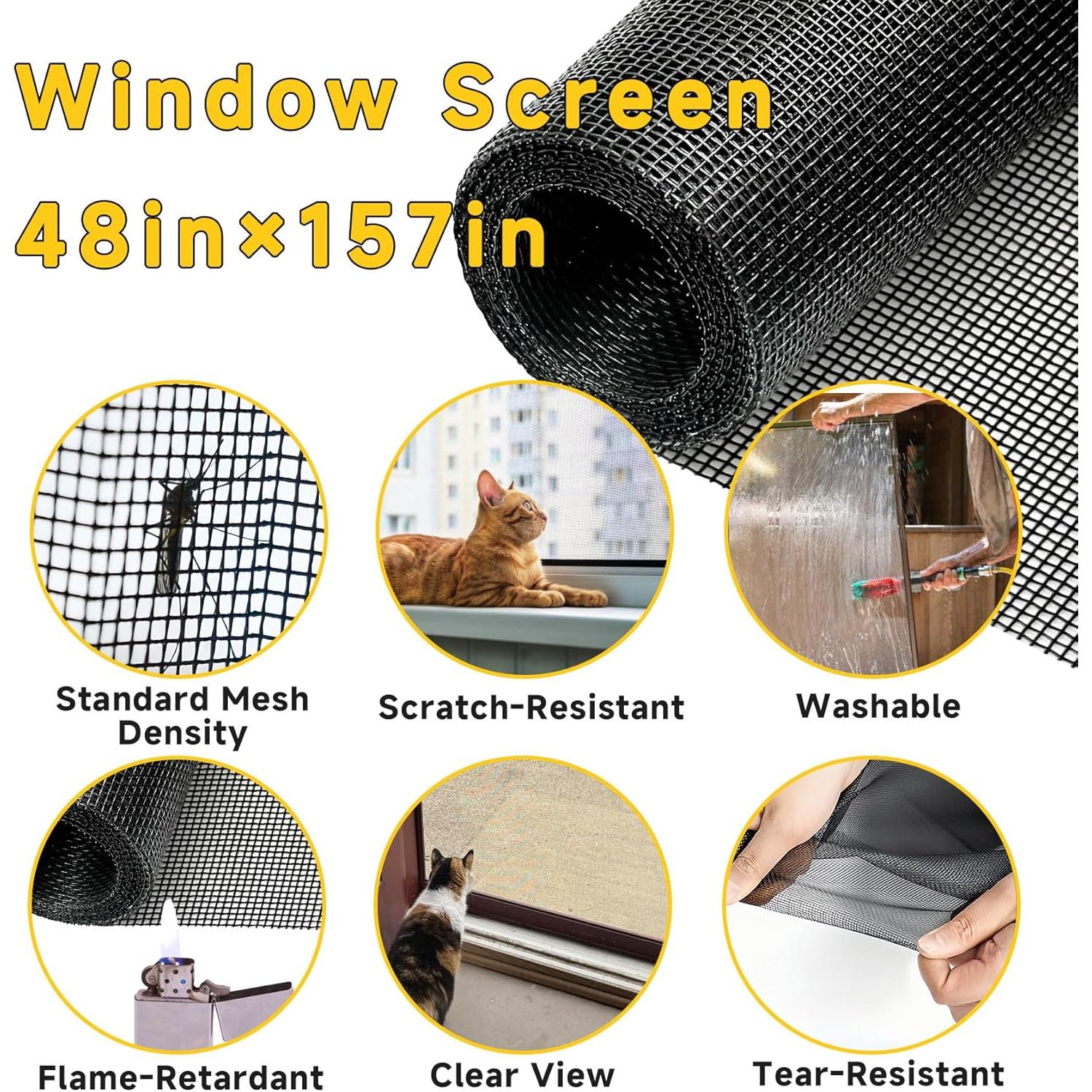 Kit de Reemplazo de Pantalla de Ventana GlowGeek 121.92x396.22cm