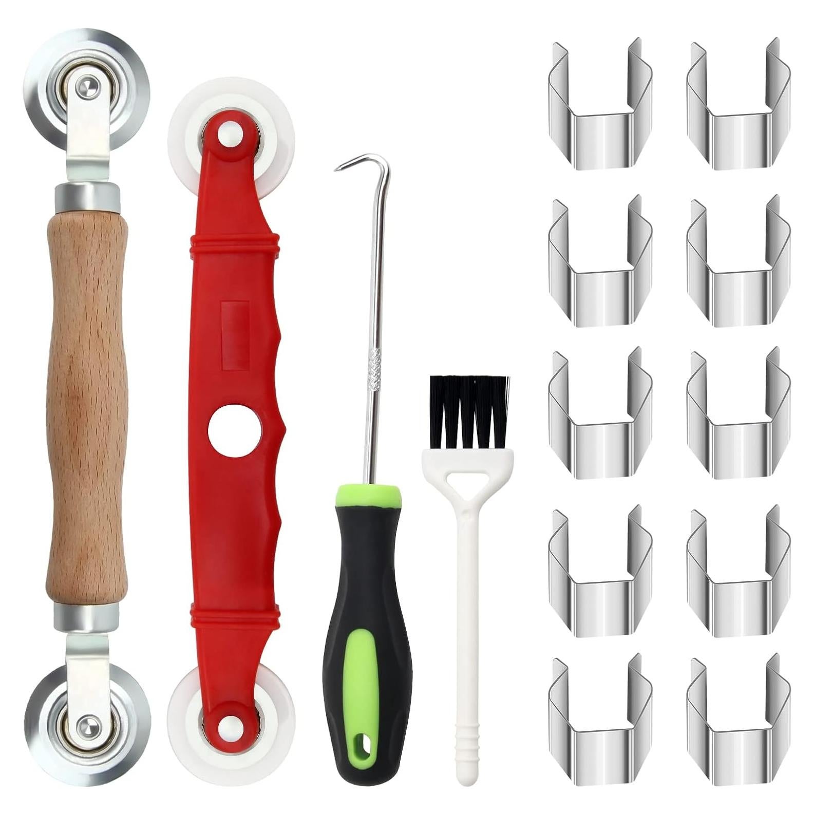 Kit de Reparación de Pantallas de Ventana WIWAPLEX con Rodillo