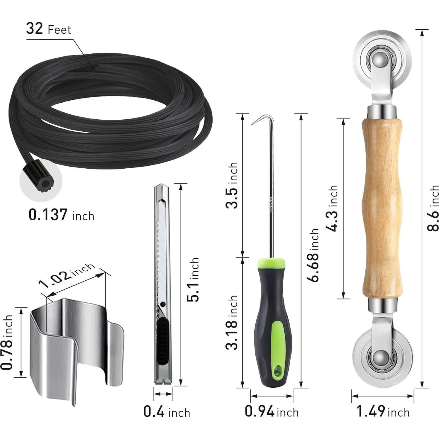 Kit de Reparación de Pantallas 5 en 1 HOMWMPA - Herramientas de Instalación