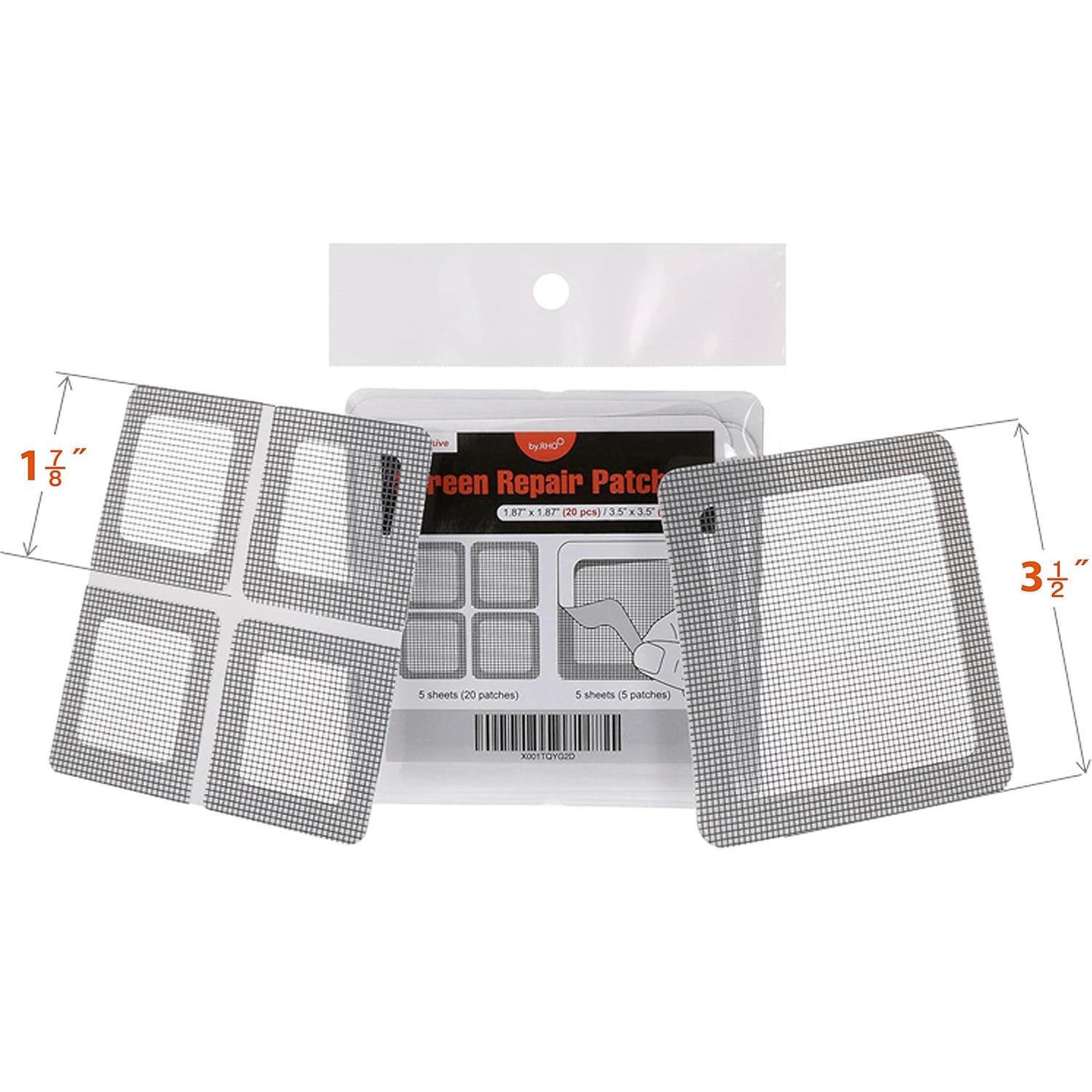 Kit de Reparación de Pantallas by.RHO - 25 Parches Fibra de Vidrio