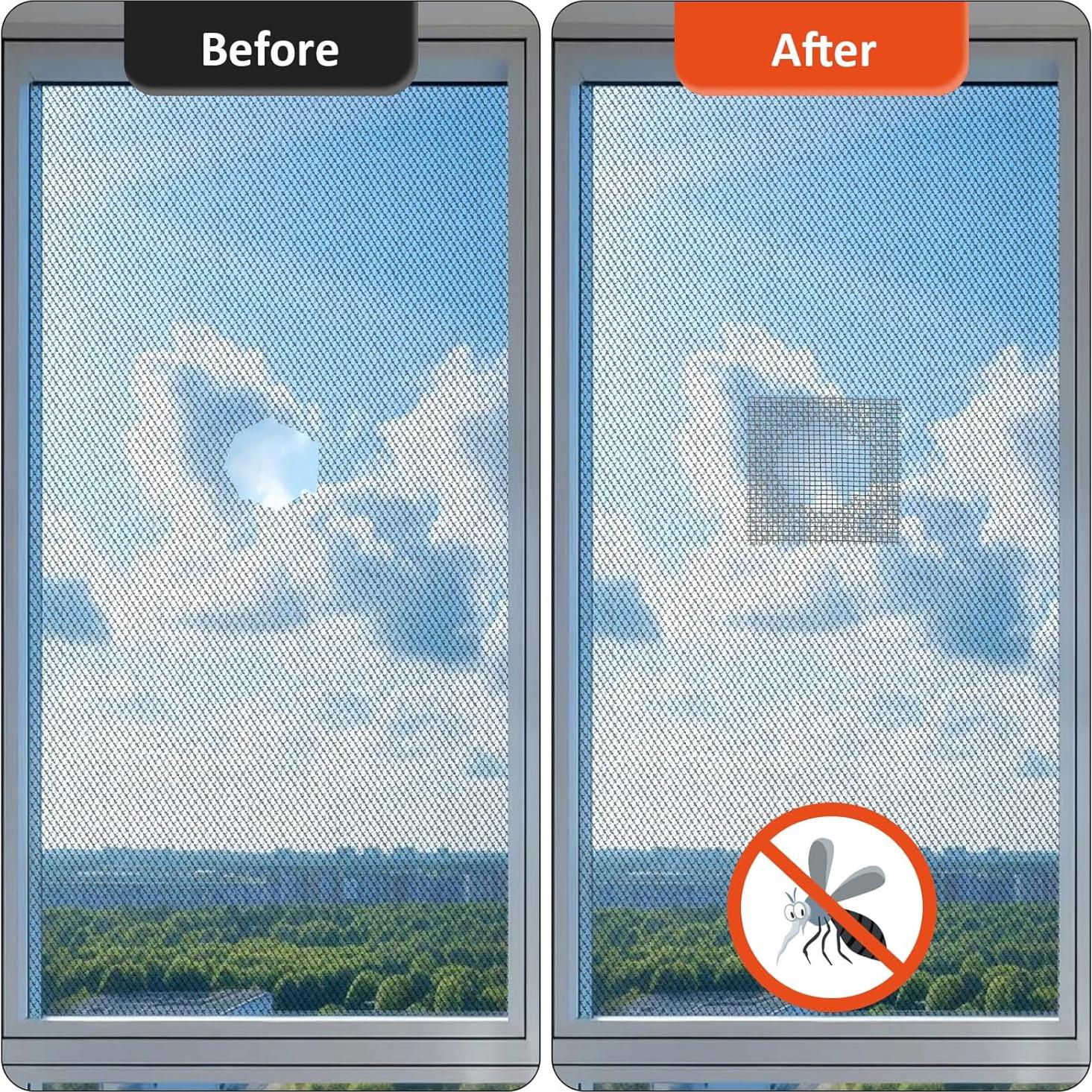 Cinta de reparación de pantalla gris 5cm x 4.57m y kit de reemplazo