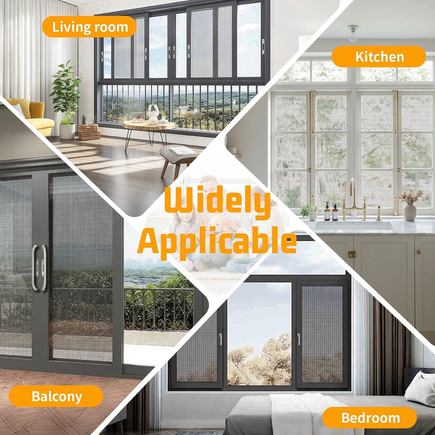 Kit de Reparación de Pantalla de Ventana Ghguole 121.92x452.12cm