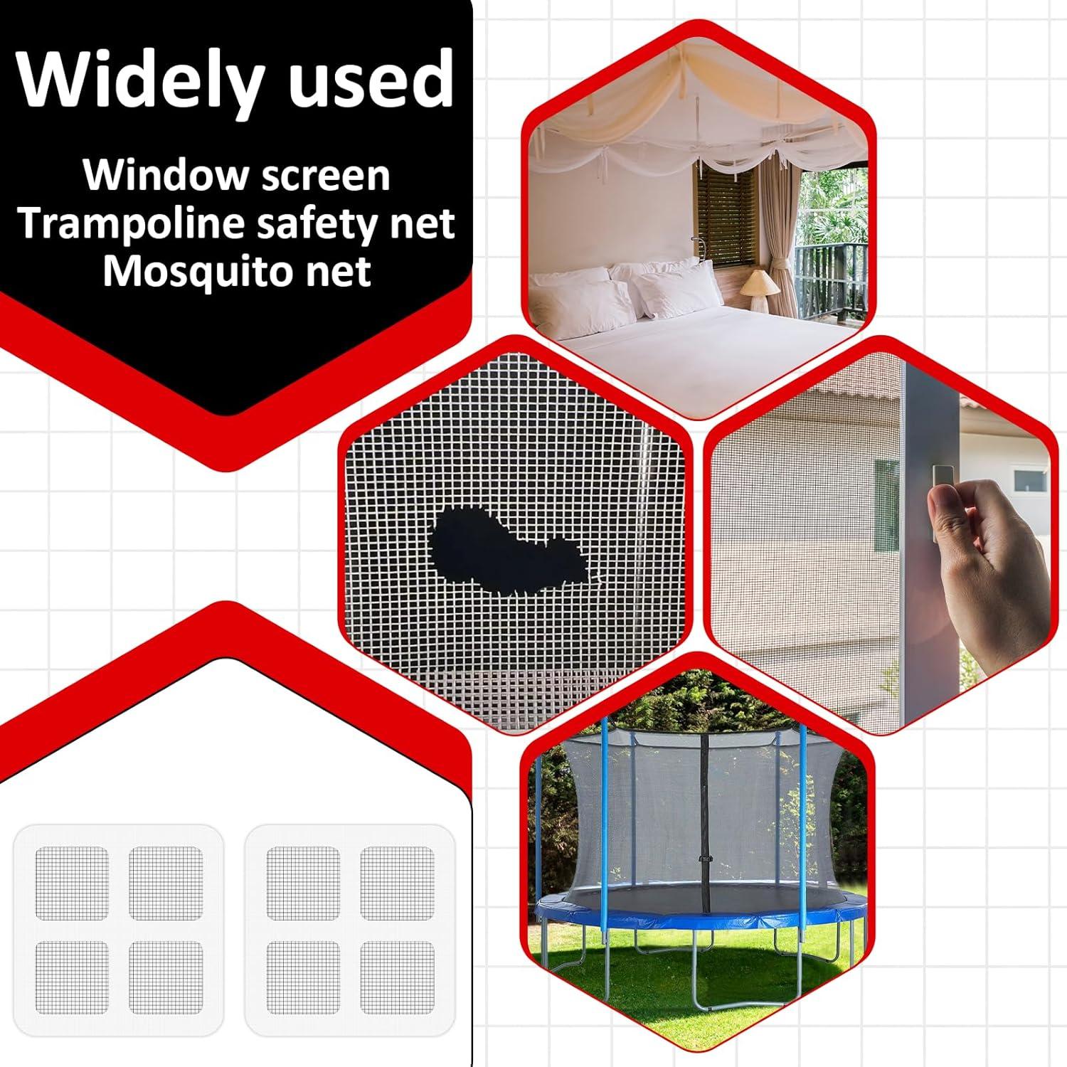 Kit de Parches de Reparación de Pantallas Qulkws 30pcs 10x10cm