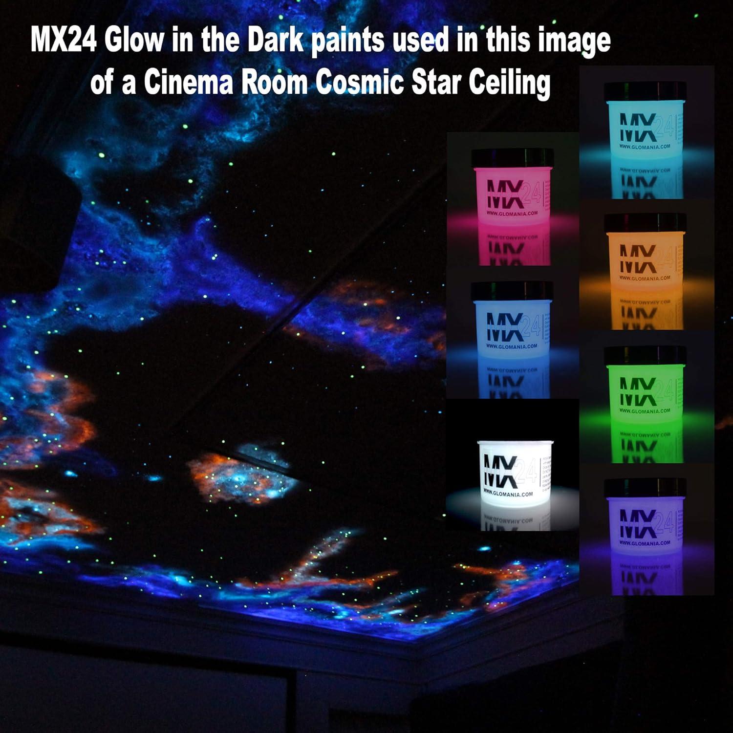 Pintura Brillante Aqua Glomania 1oz que Brilla en la Oscuridad