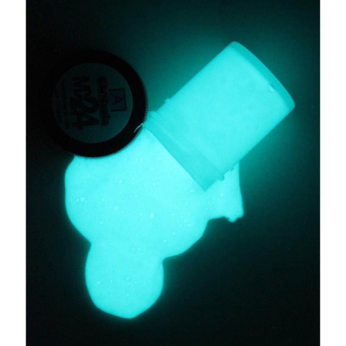 Pintura Brillante Aqua Glomania 1oz que Brilla en la Oscuridad