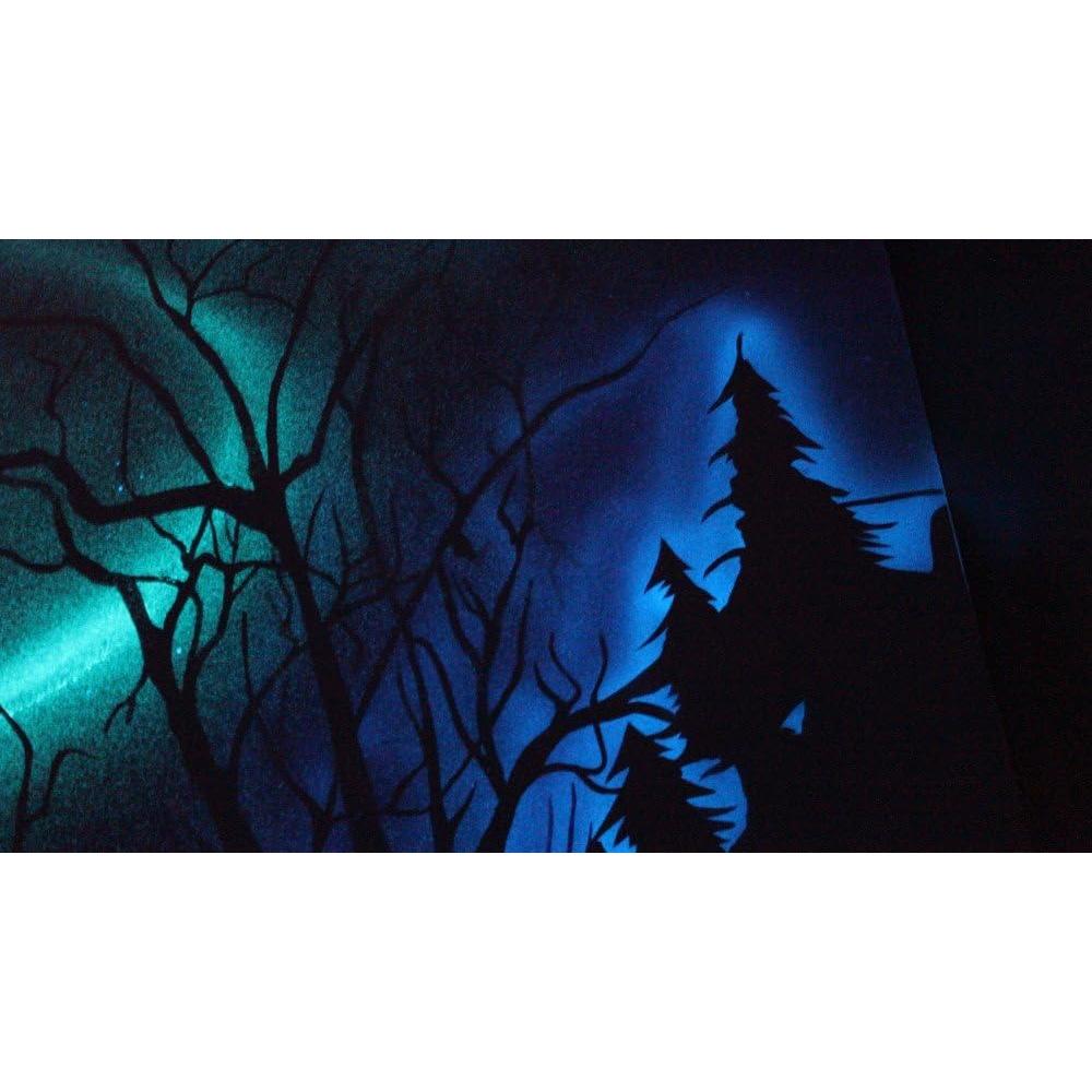 Pintura Brillante Aqua Glomania 1oz que Brilla en la Oscuridad