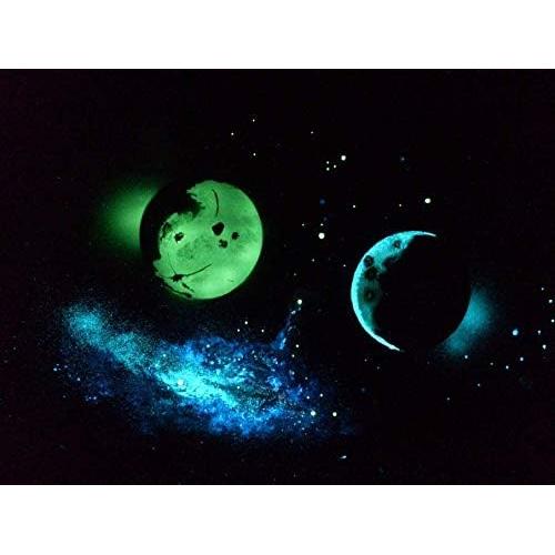 Pintura Brillante Aqua Glomania 1oz que Brilla en la Oscuridad