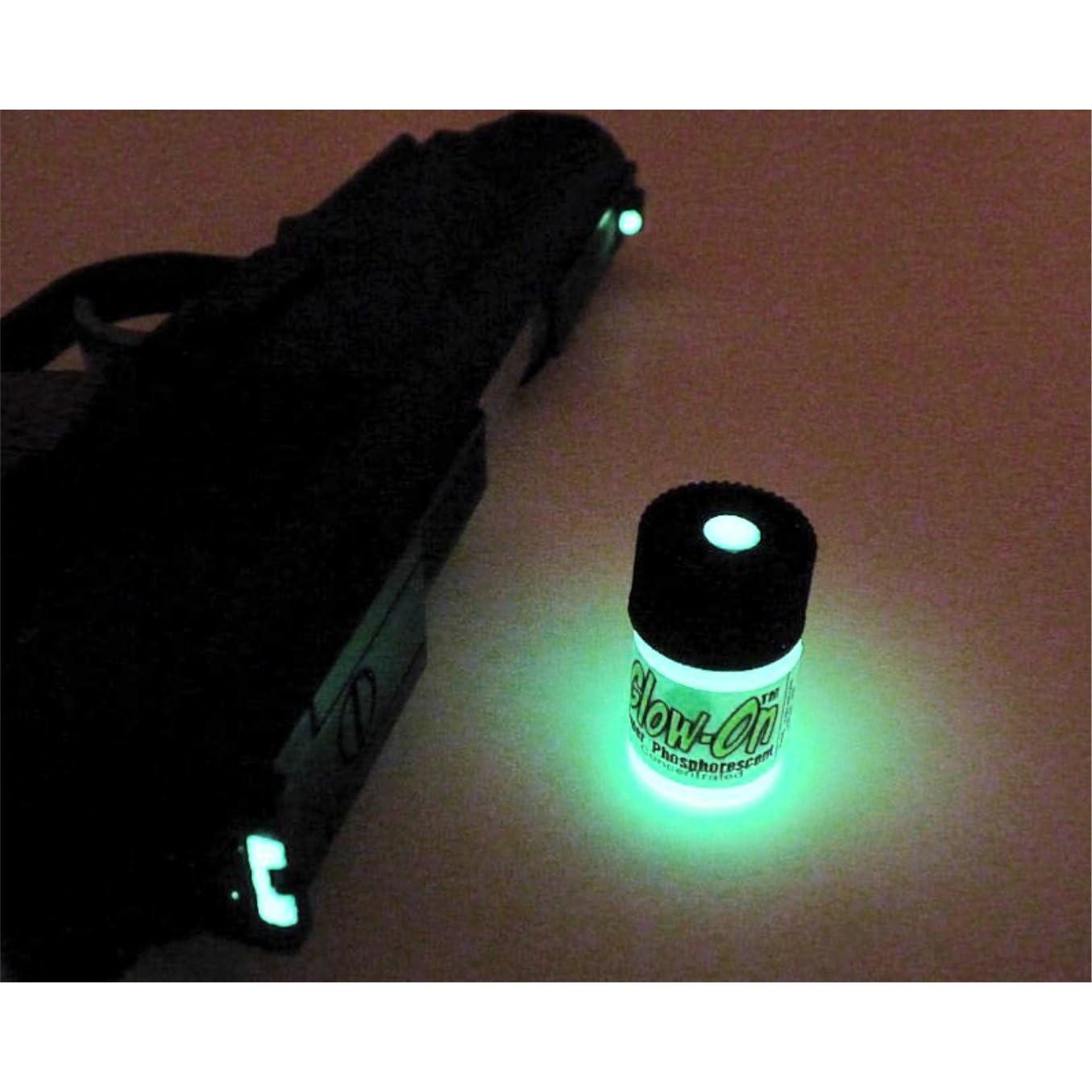 Pintura Glow-On Original 2.3 ml Brillo Verde y Blanco