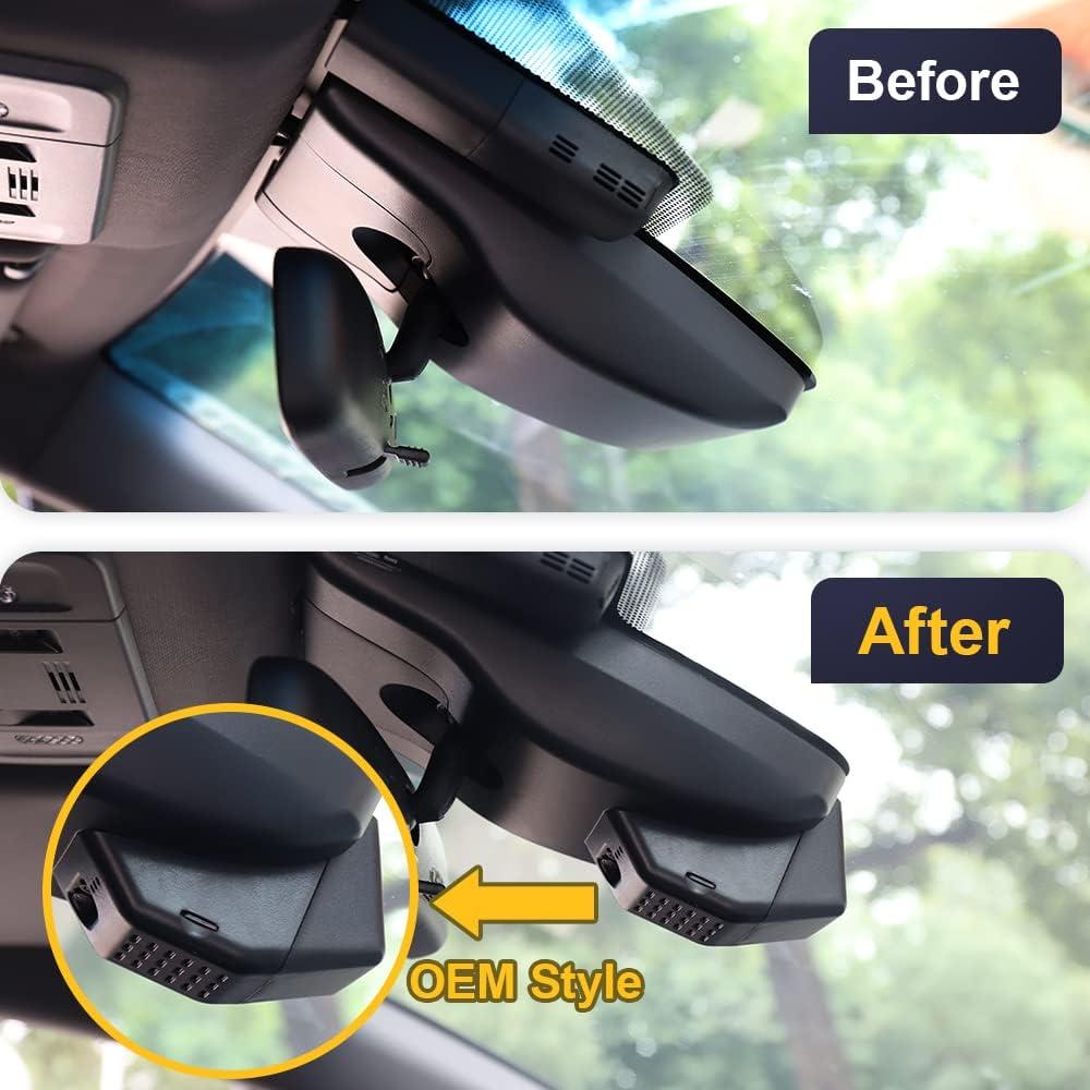 Cámara Dash Fitcamx 4K Delantera + 1080P Trasera para Toyota RAV4 2019-2021