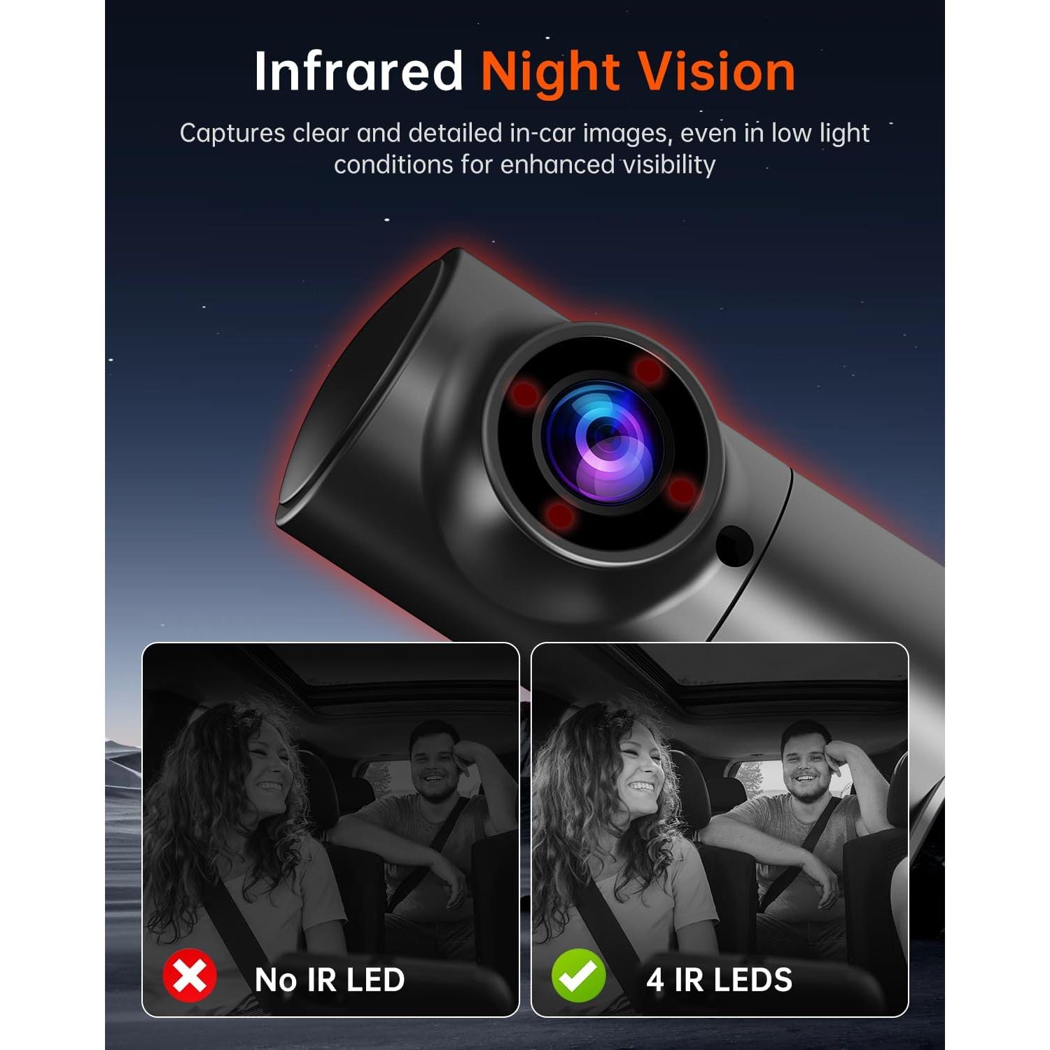 Cámara Dash Martalk R39 5K Triple con GPS y WiFi 5G