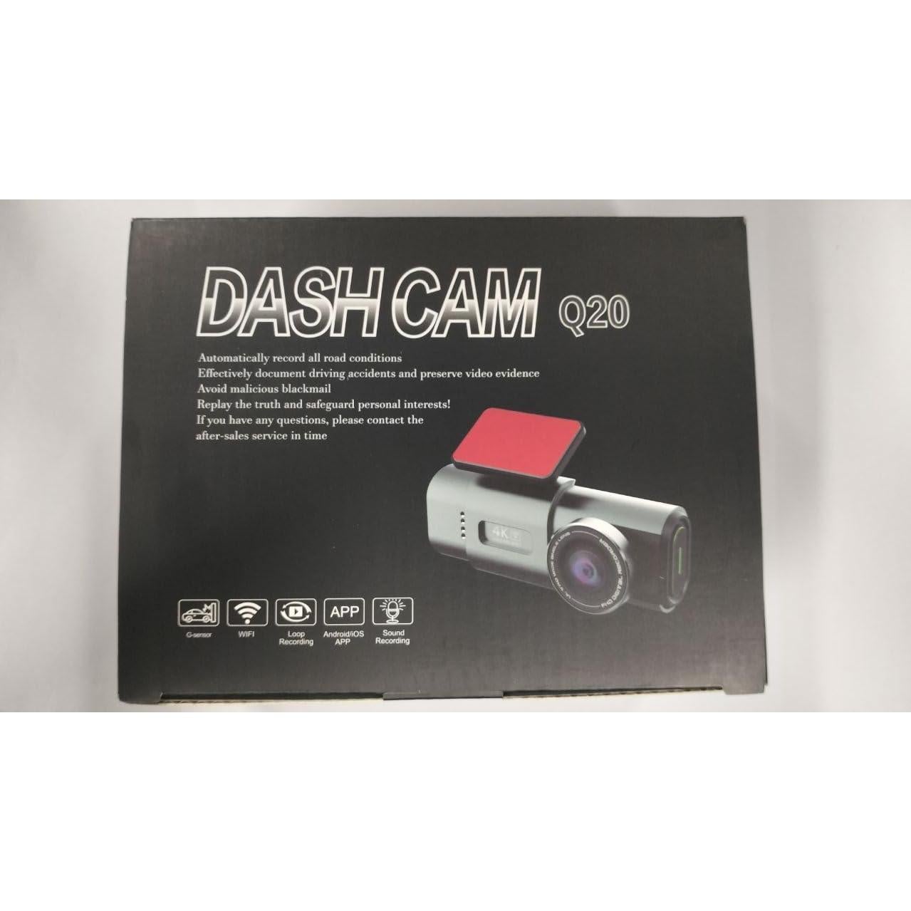 Cámara Dash 4K Delantera y Trasera Zhiroad con WiFi y App