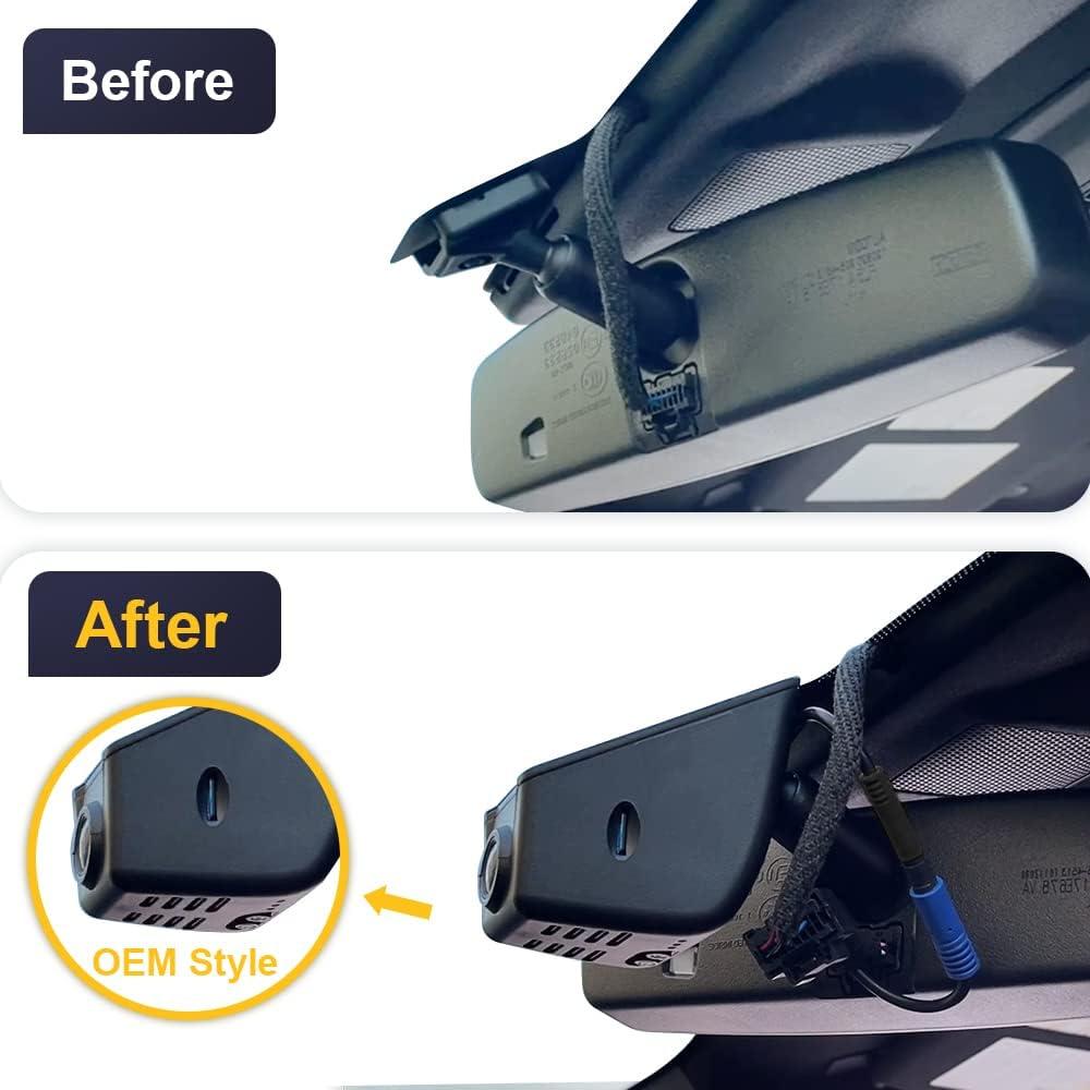 Cámara de Salpicadero Fitcamx 4K Frontal + 1080P Trasera para Ford F150/F250 2021-2025