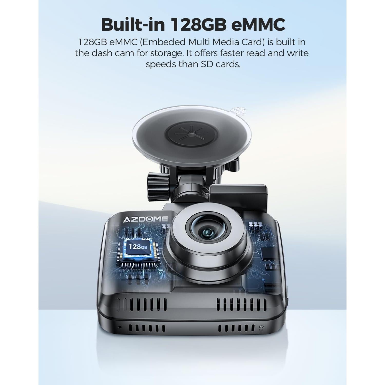 Dash Cam 4K AZDOME GS63Pro con GPS y visión nocturna