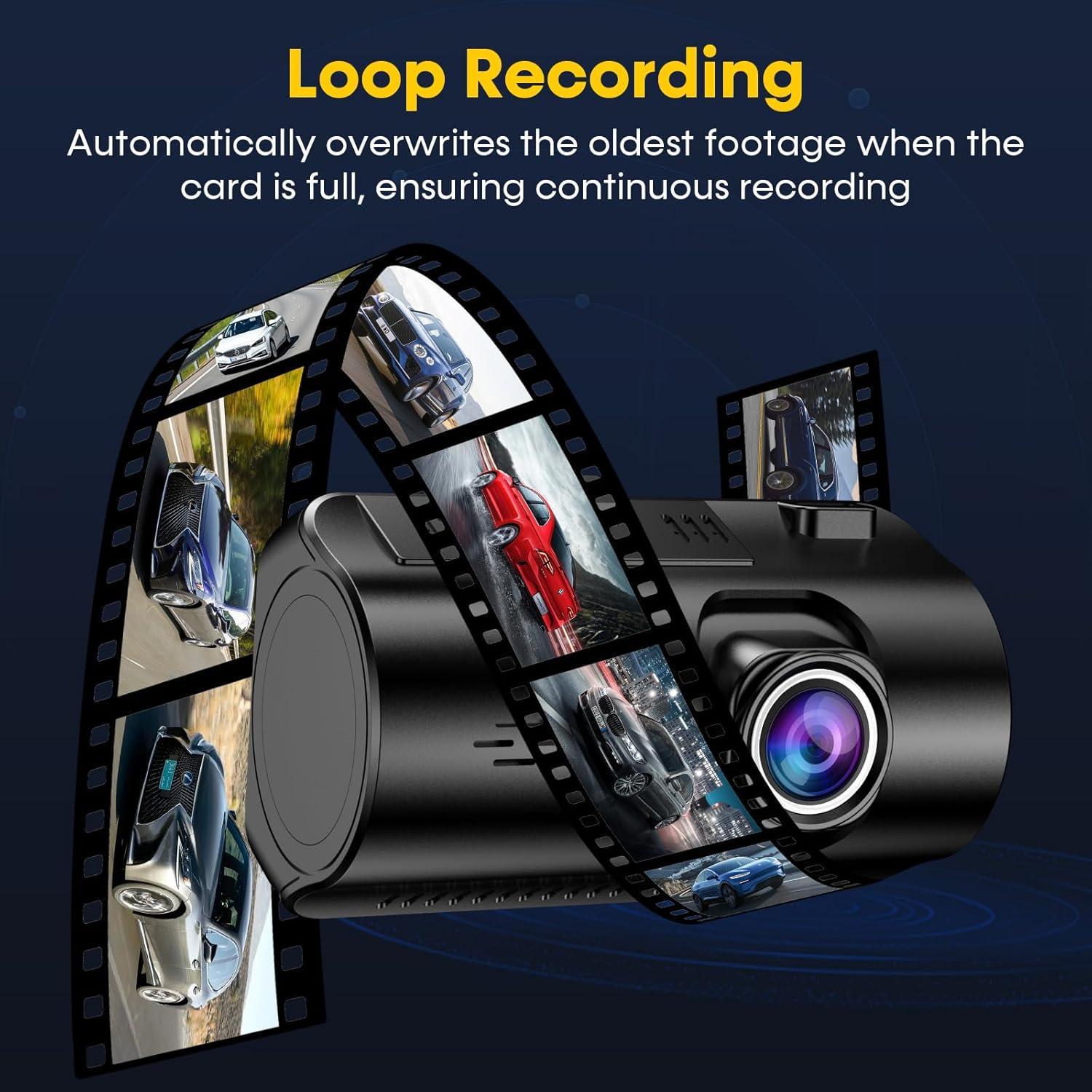 Cámara de tablero dual 4K Befumly con GPS y WiFi