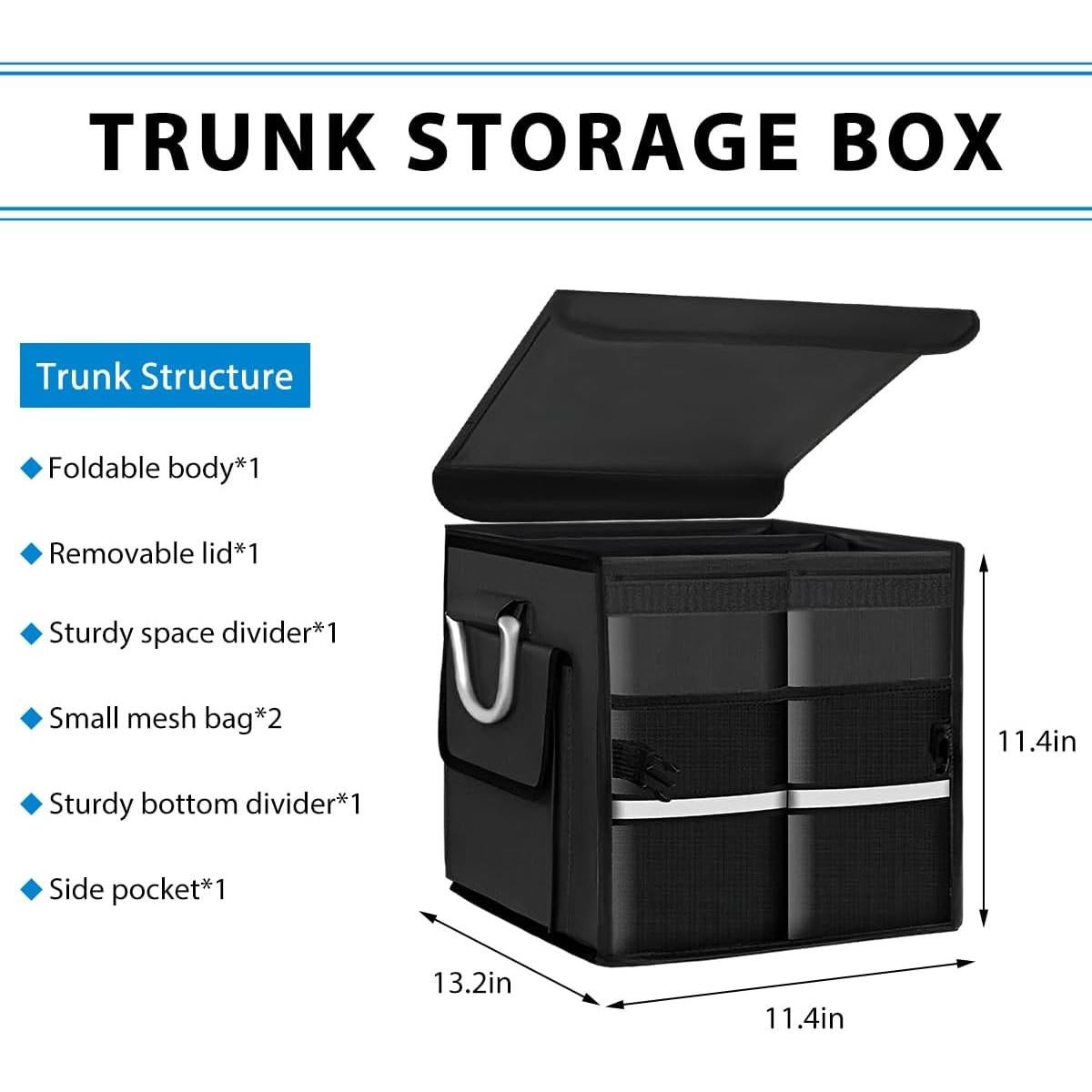 Organizador de Maletero de Coche BWBWND 28L Impermeable Plegable