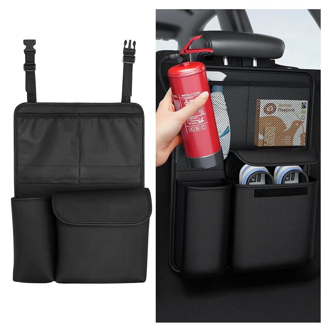 Organizador de Maletero HZEL, Bolsa Plegable 45x34cm Negro