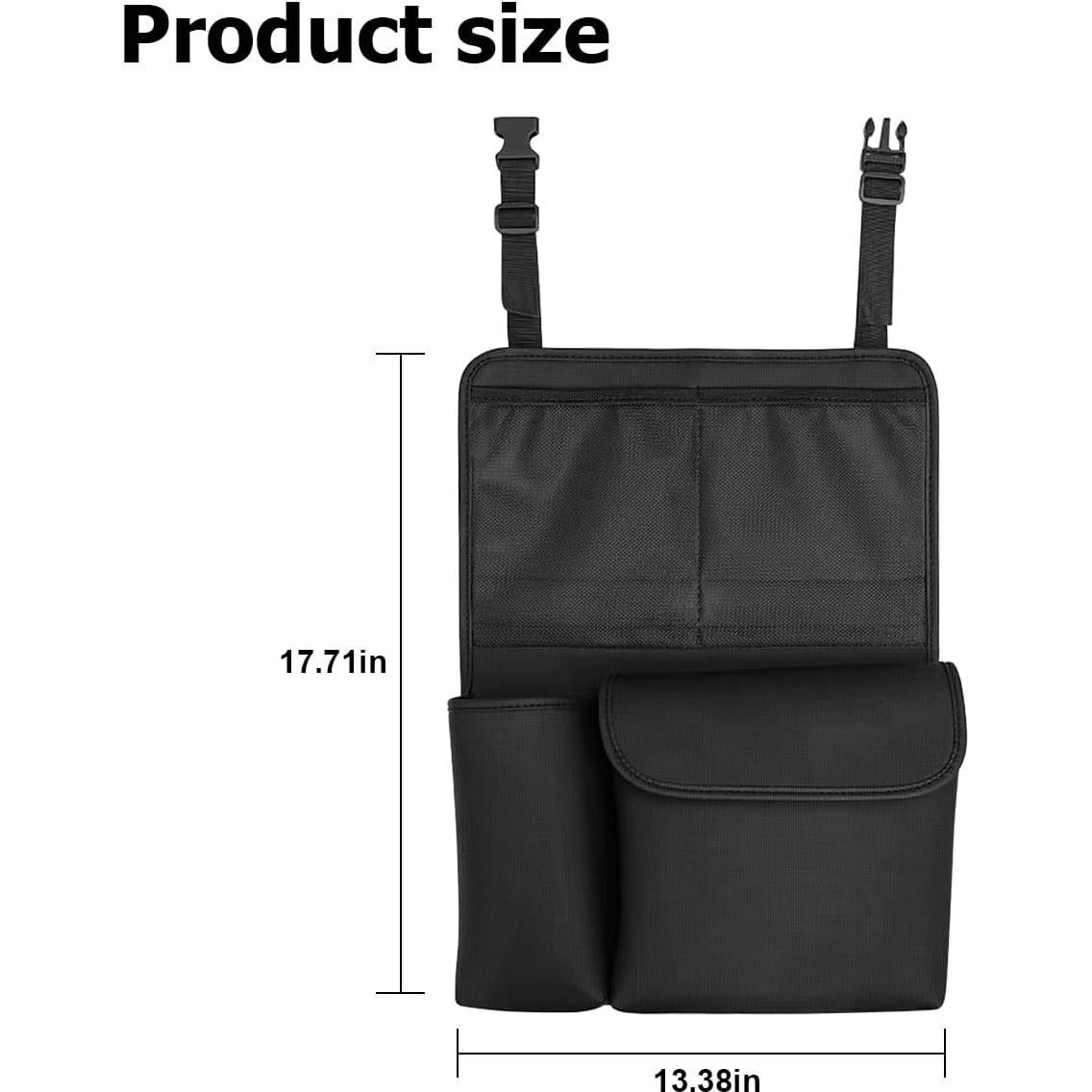 Organizador de Maletero HZEL, Bolsa Plegable 45x34cm Negro