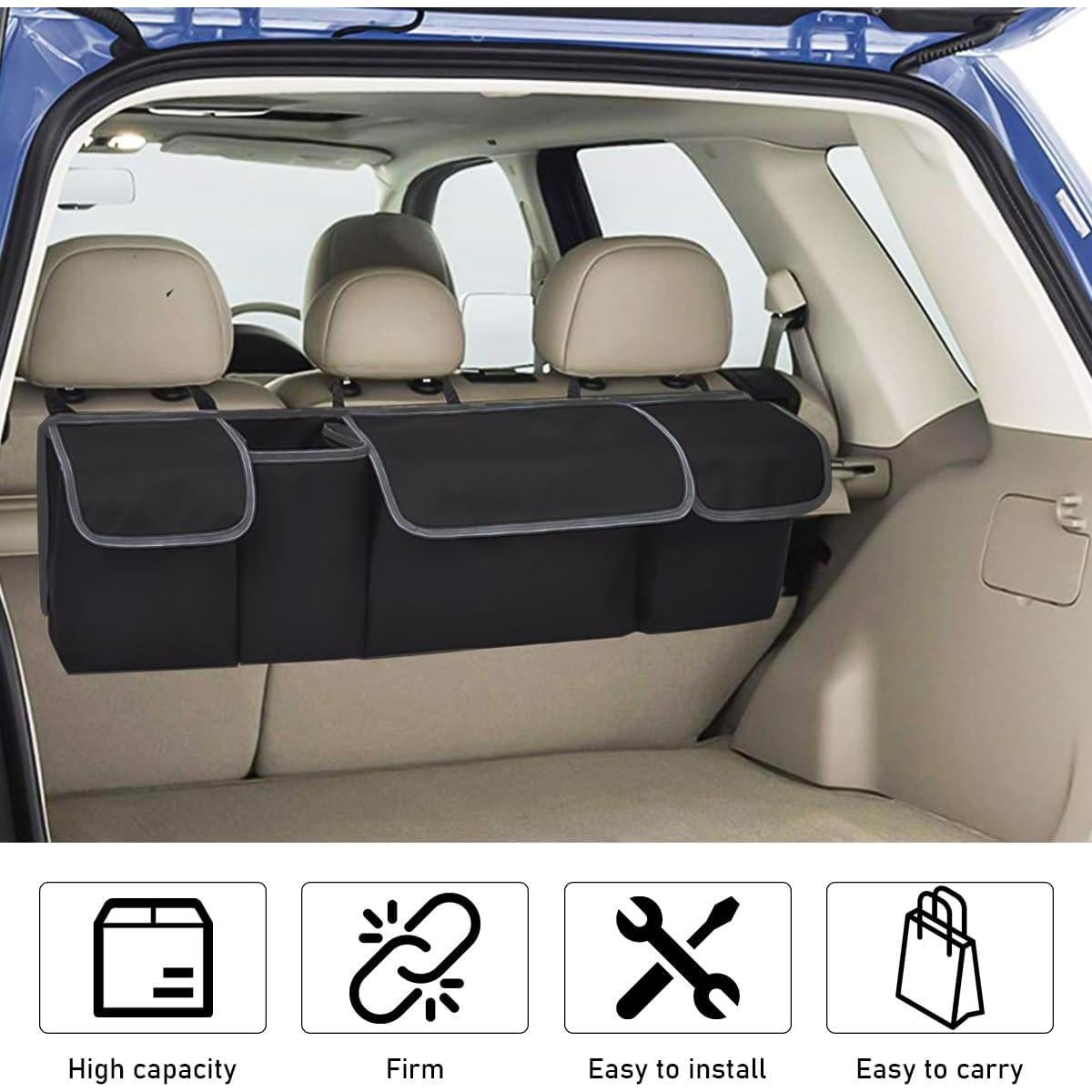 Organizador de Maletero de Coche Yourkar, Tela Oxford Plegable