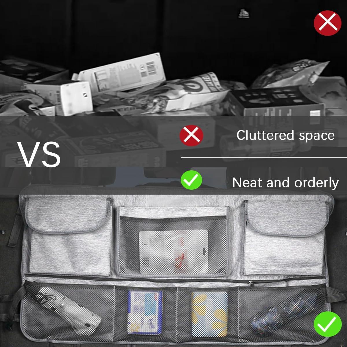 Organizador de Maletero de Coche FALVFUN Impermeable 100x45cm
