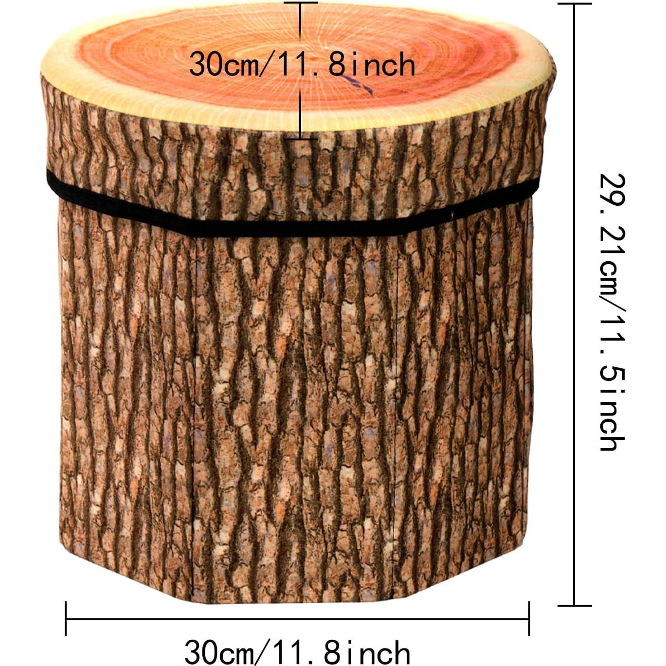 Taburetes de Almacenamiento Plegables Lawei - 3 Piezas 30 cm