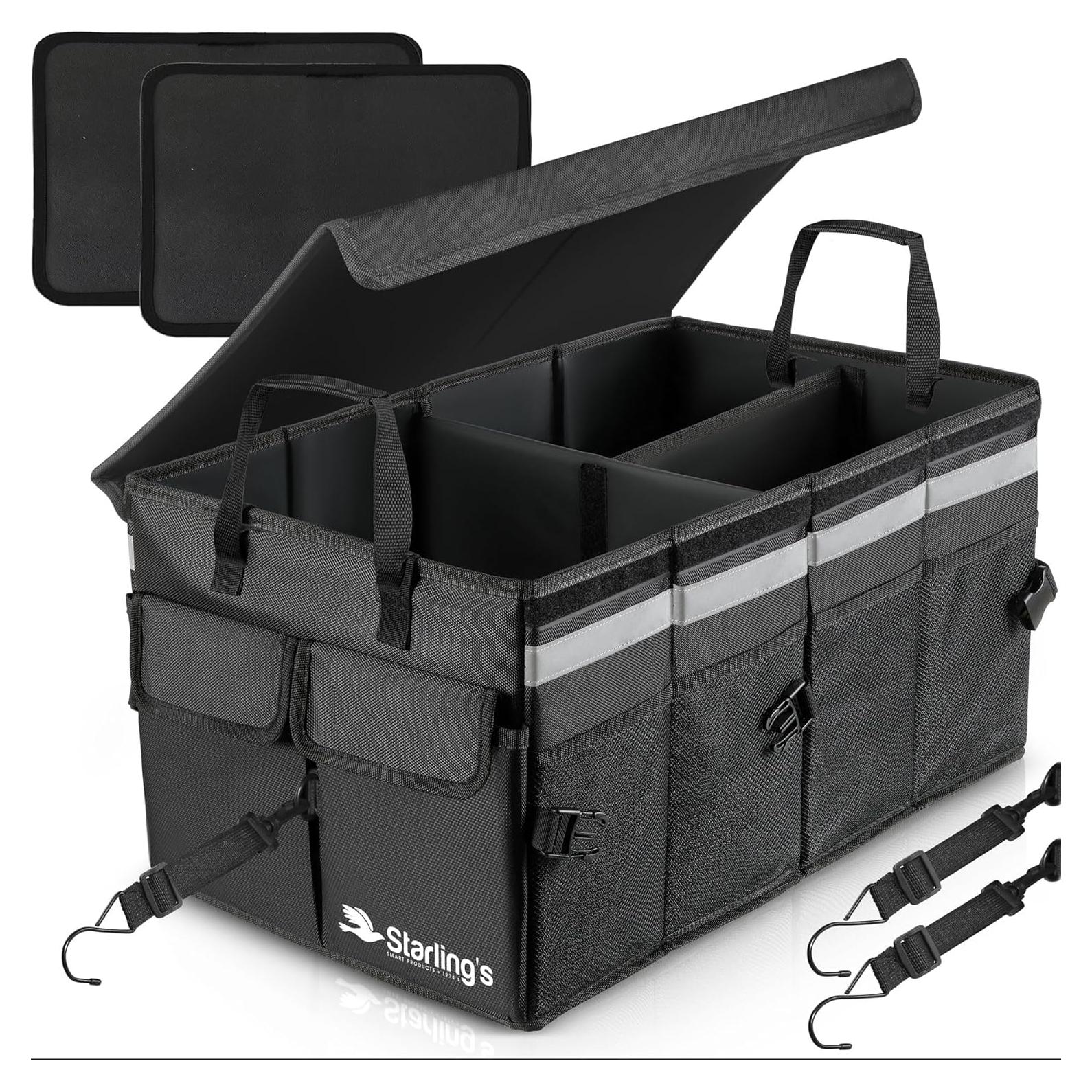Organizador de Maletero Starling Grande Plegable Negro 6.8L