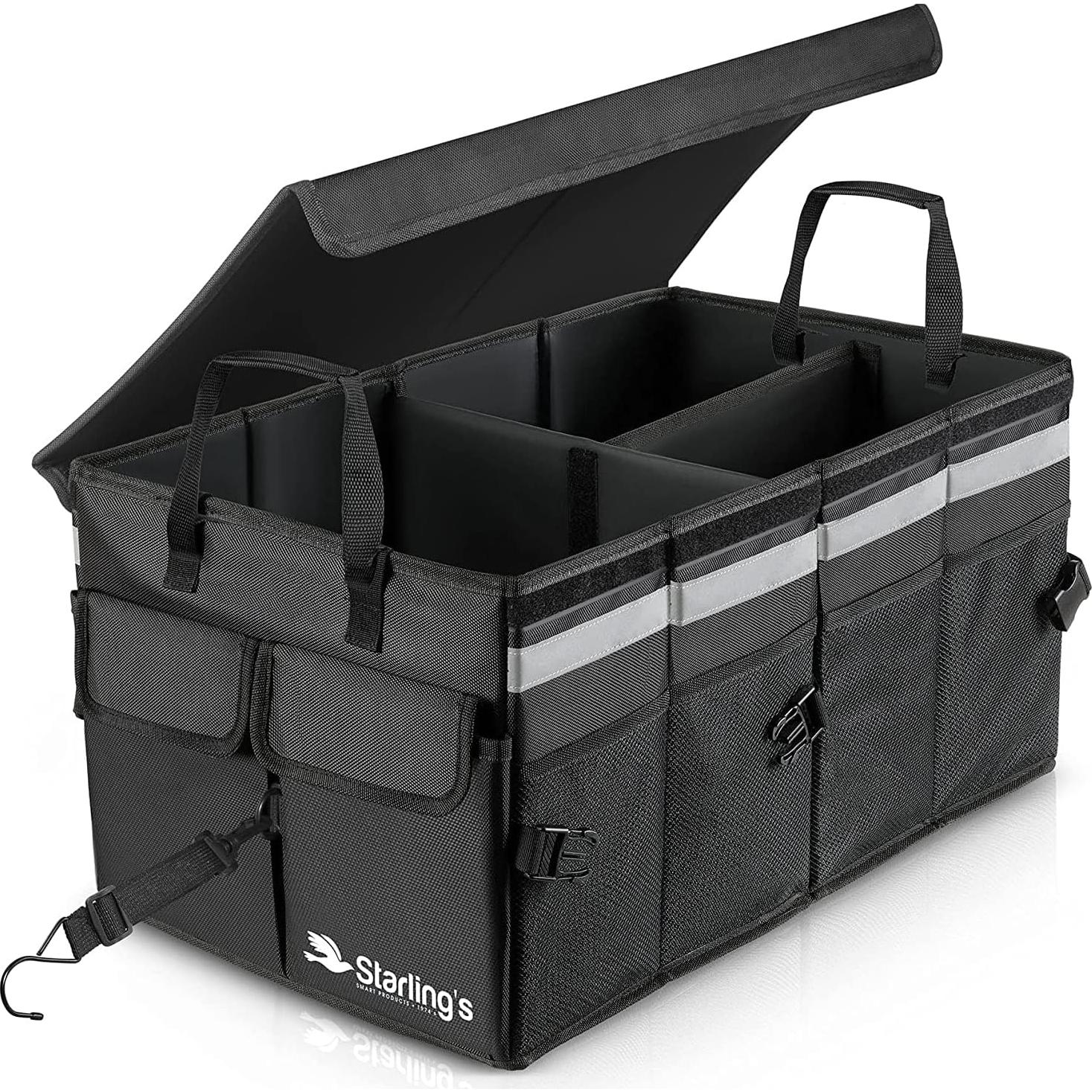Organizador de Maletero Starling Grande Plegable Negro 6.8L