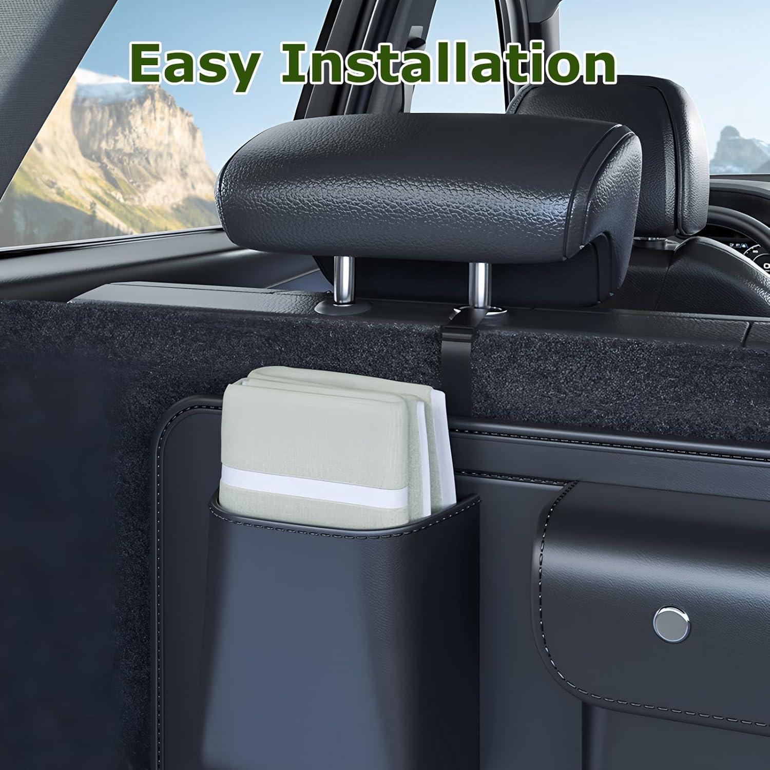 Organizador de Maletero 8T69T Plegable 5 Bolsillos Negro