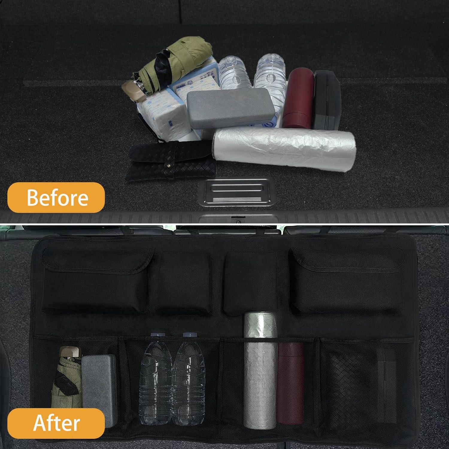 Organizador de Maletero de Coche Fycarni 89cm Impermeable