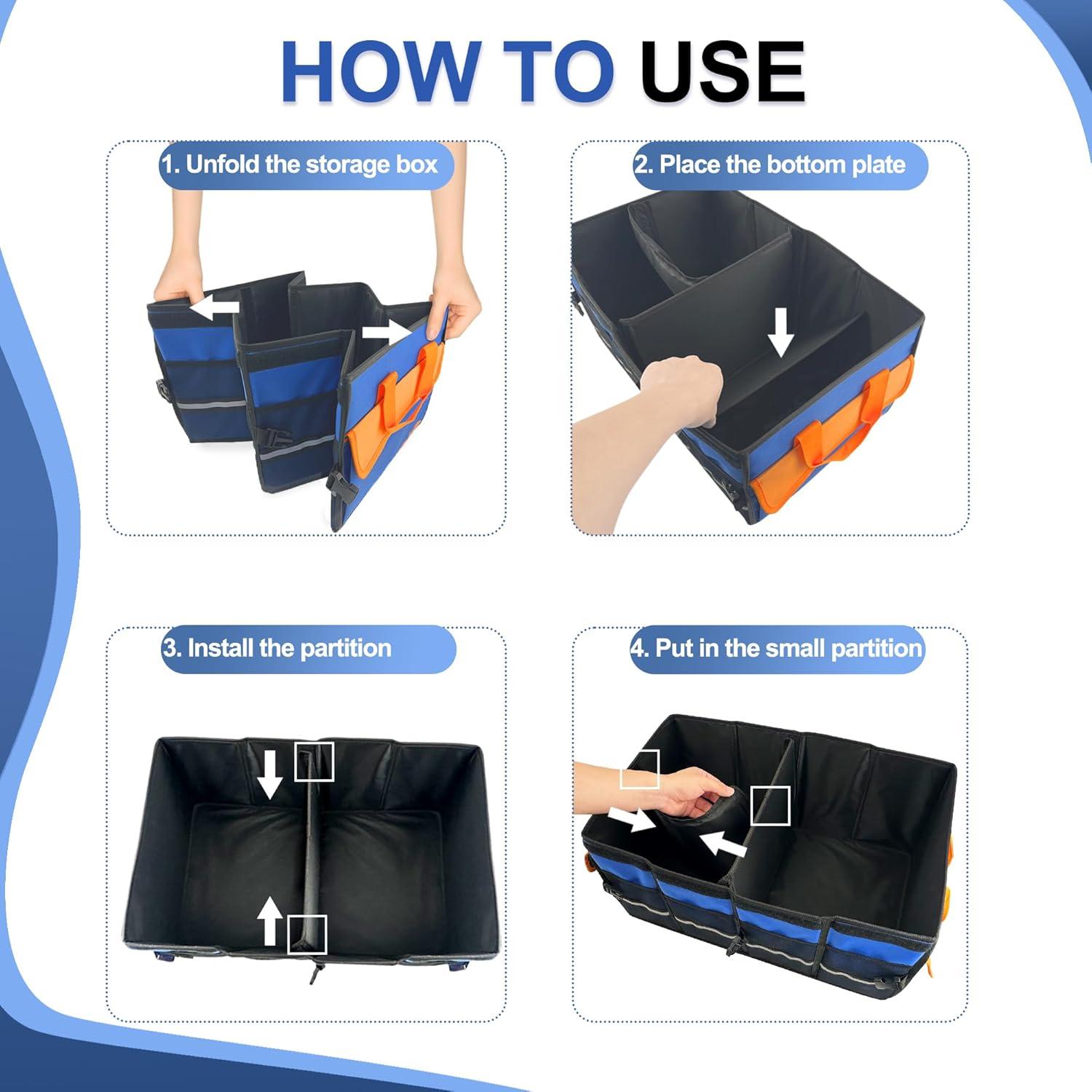 Organizador de Maletero Cosell SL-Organizer 54L Plegable