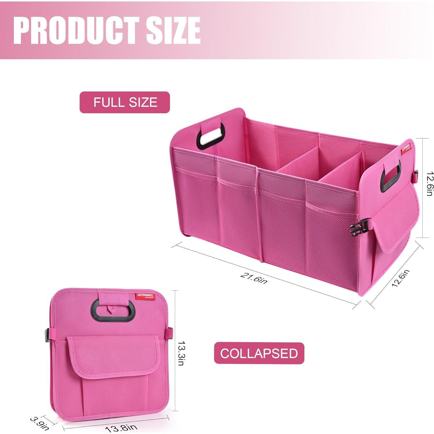Organizador de Maletero Plegable OEMASSIVE 55L Rosa