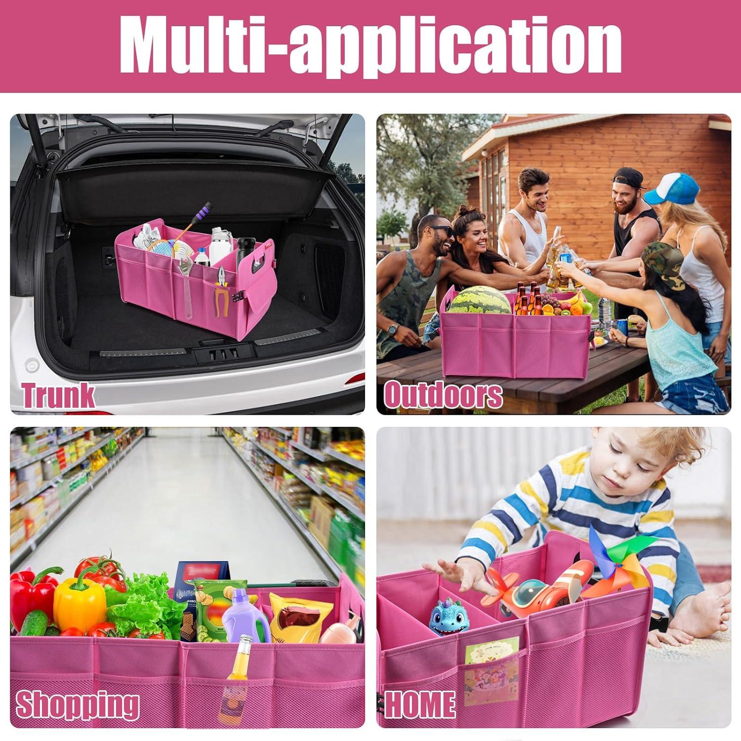 Organizador de Maletero Plegable OEMASSIVE 55L Rosa