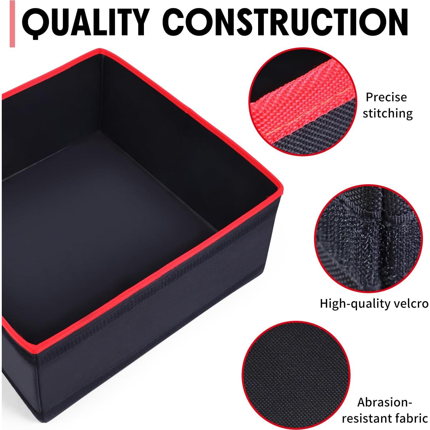 Organizador de Maletero Plegable LOTCAIN 8 Compartimentos Negro