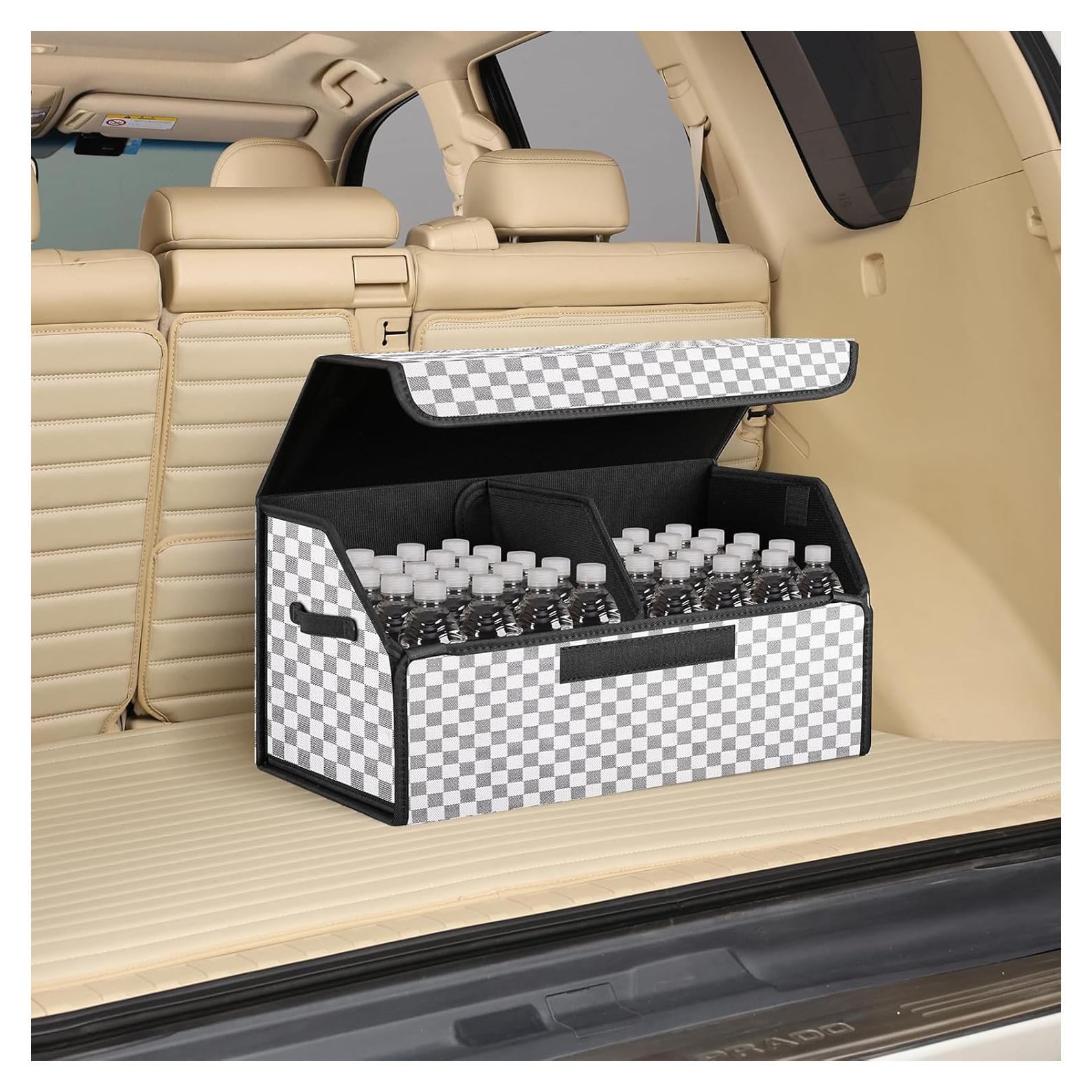 Organizador de Maletero Kingmise Plegable Cuero Grande