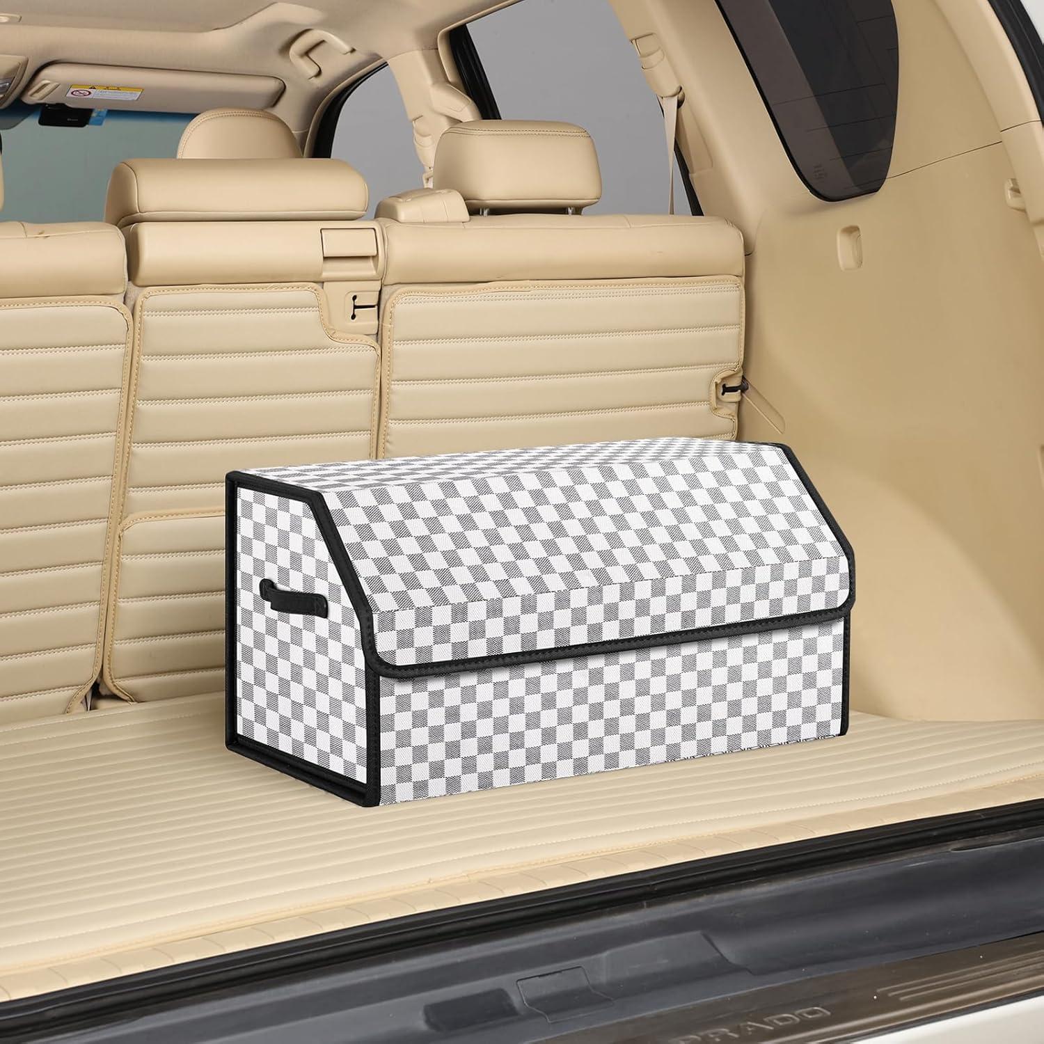 Organizador de Maletero Kingmise Plegable Cuero Grande