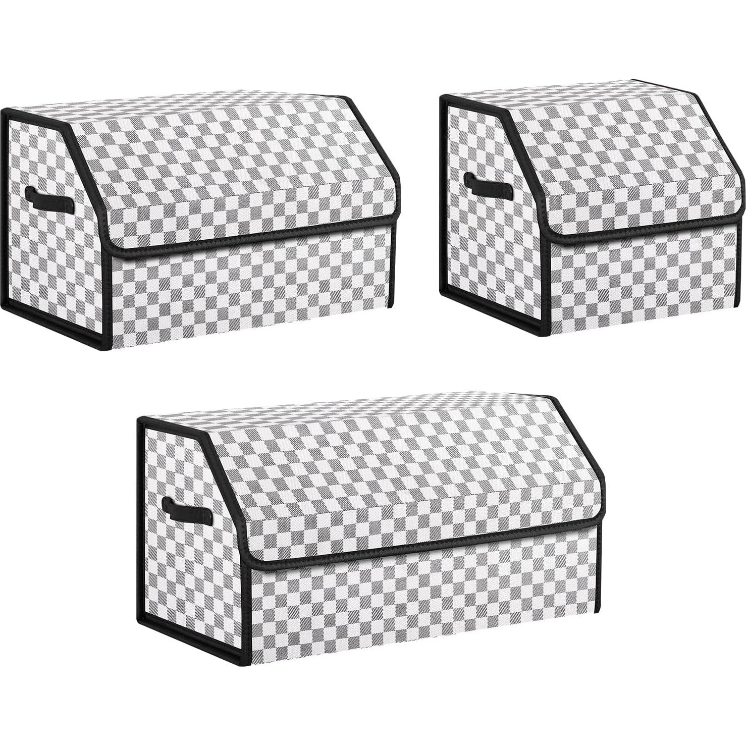 Organizador de Maletero Kingmise Plegable Cuero Grande