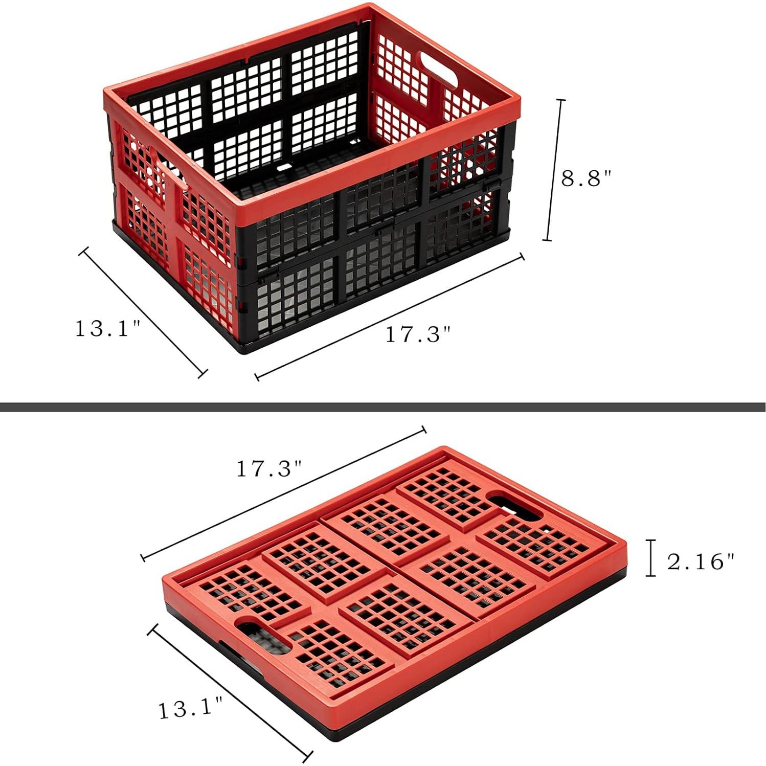 Cajas de Almacenamiento Plegables Esliter 34L - Paquete de 3