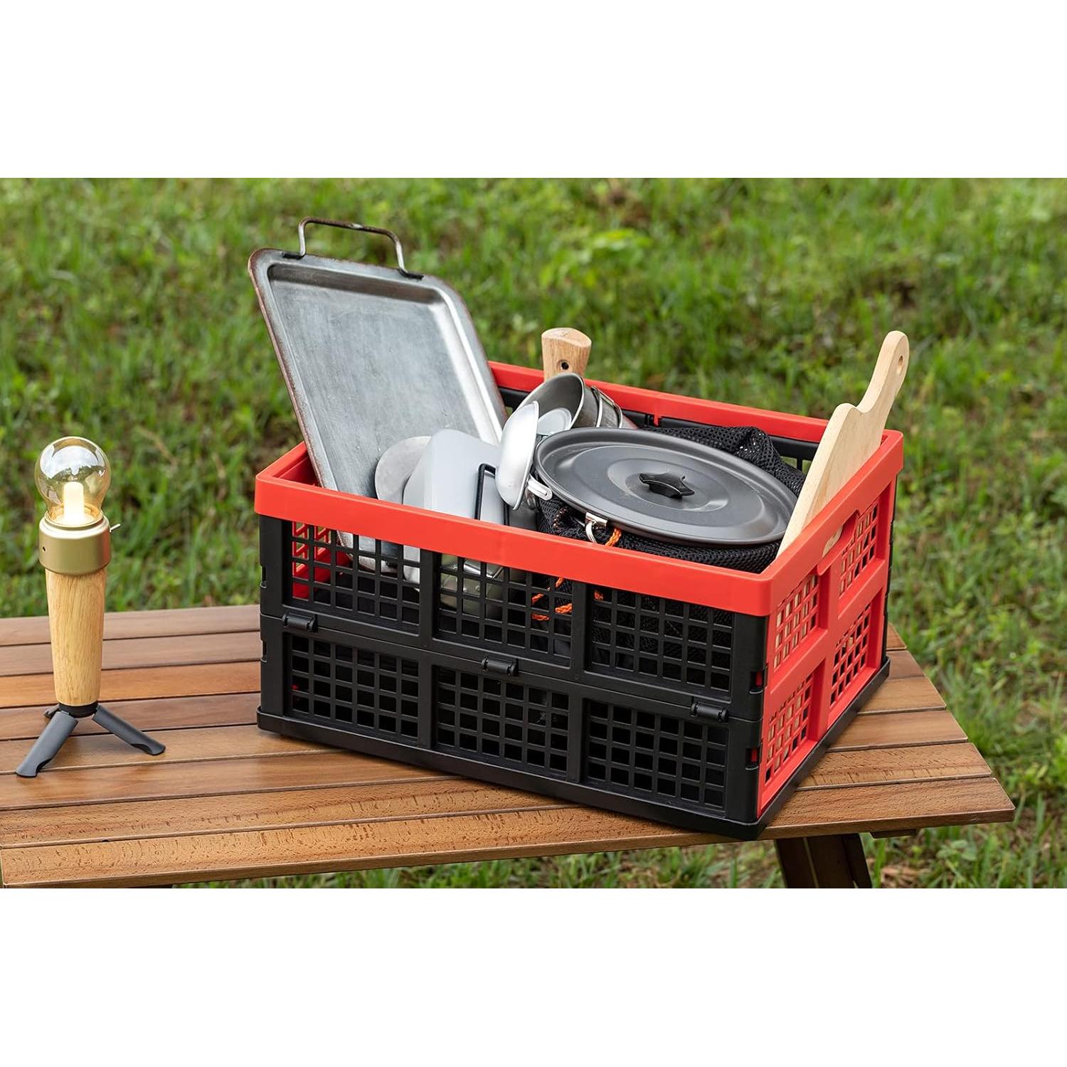 Cajas de Almacenamiento Plegables Esliter 34L - Paquete de 3