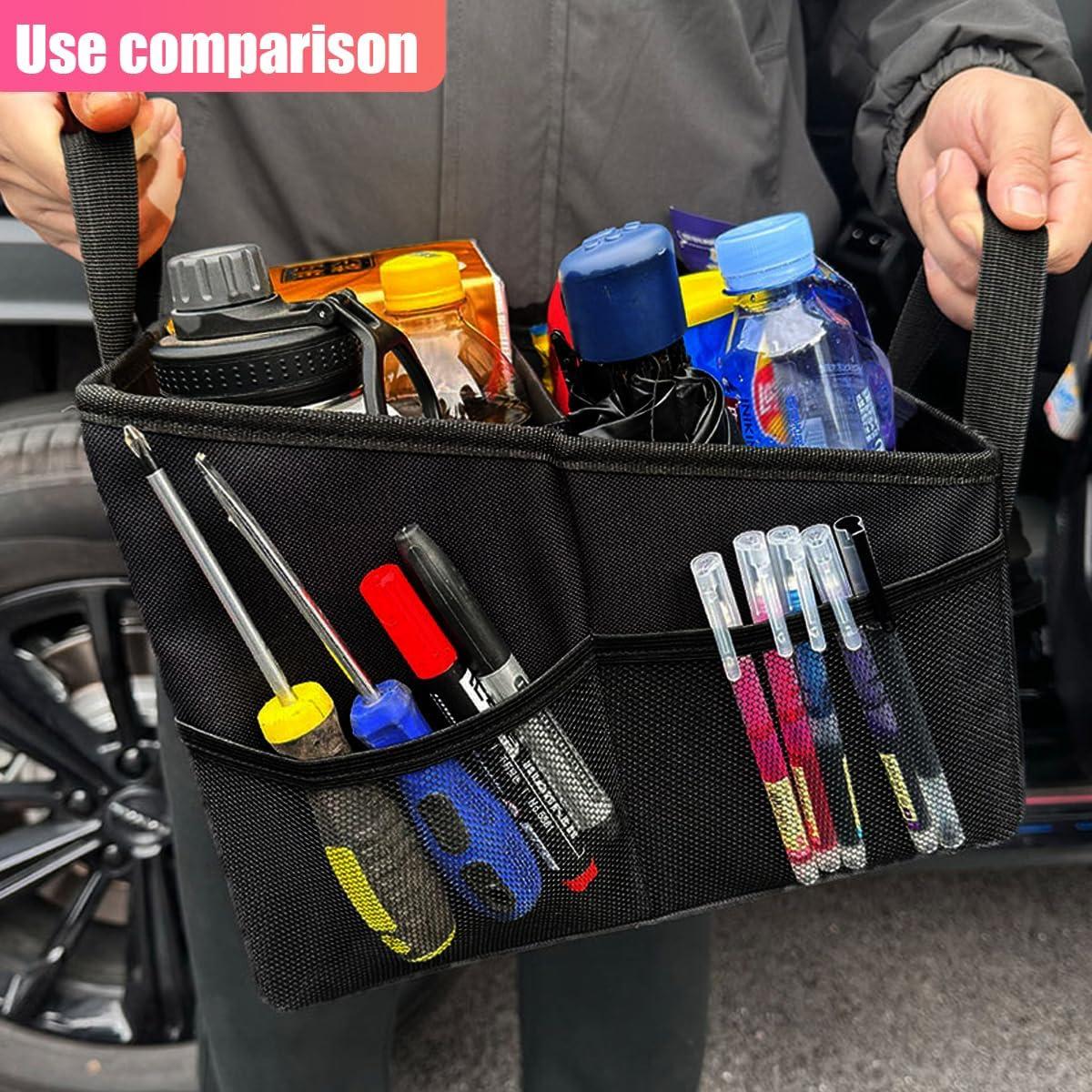 Organizador de Asiento de Coche ZIMISI Negro 32.3x24x23 cm