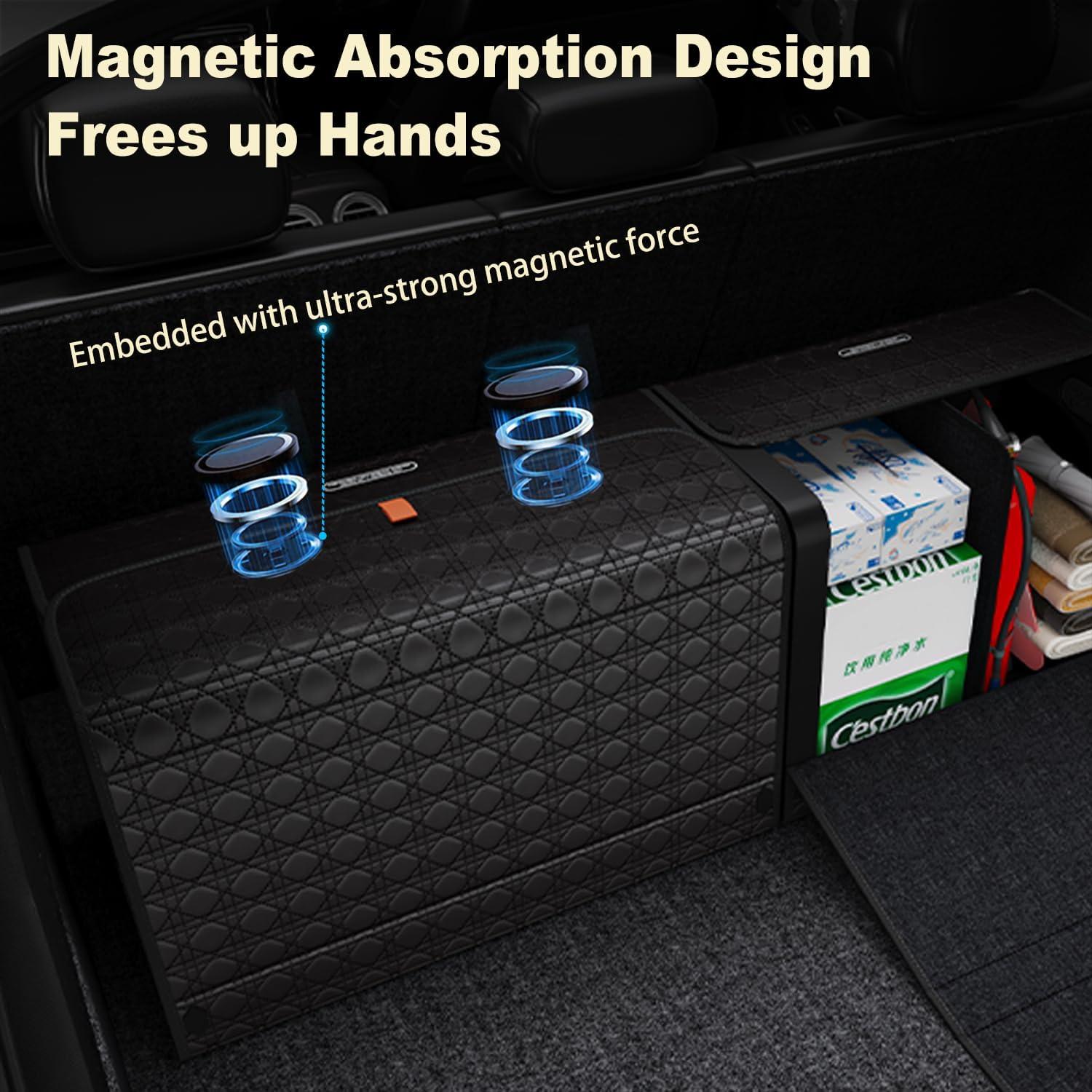 Organizador de Maletero GMQ Plegable para SUV y Camiones - Negro