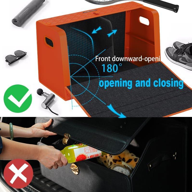 Organizador de Maletero GMQ Plegable para SUV y Camiones - Negro