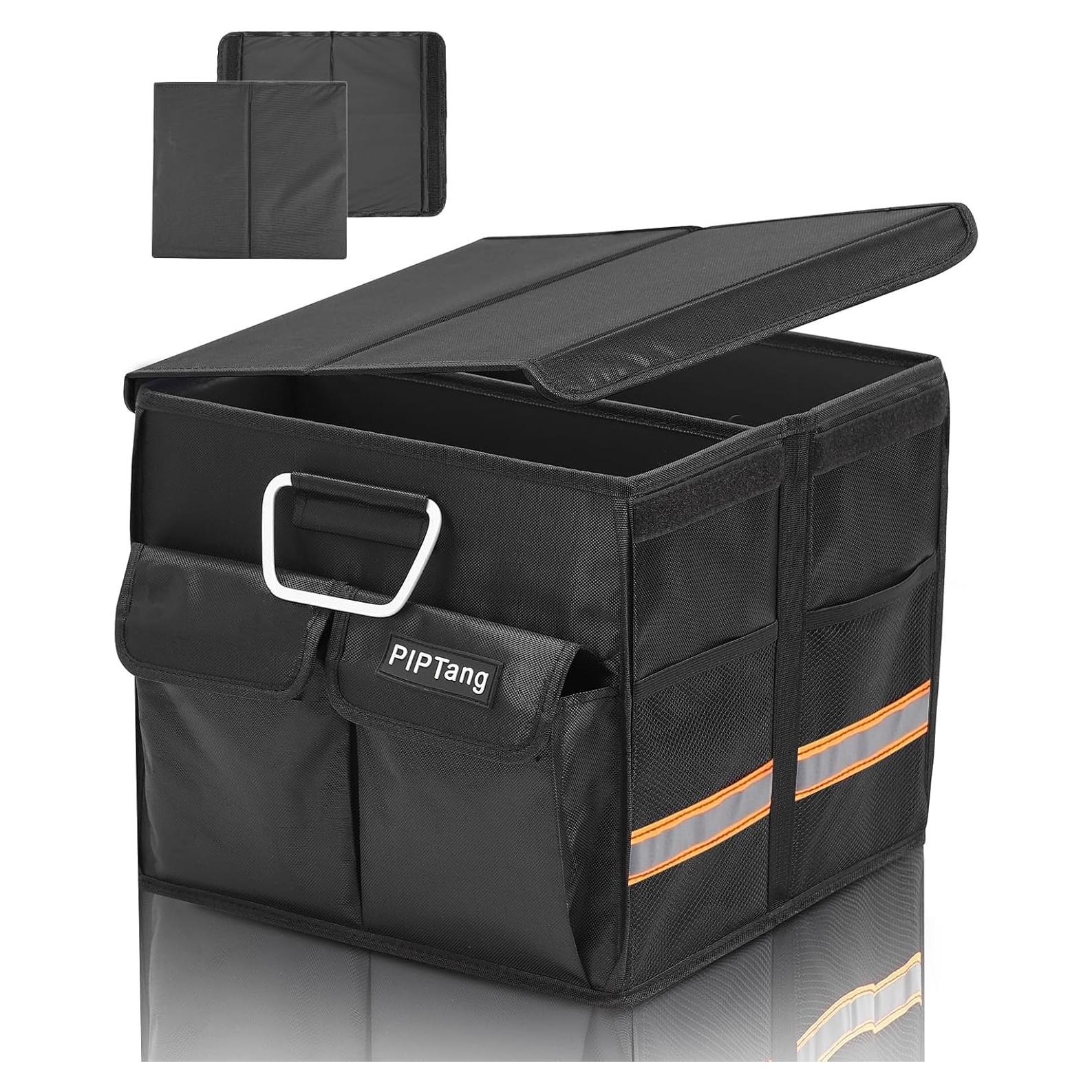 Organizador de Maletero PIPTang 36L Plegable con Tapa Negro