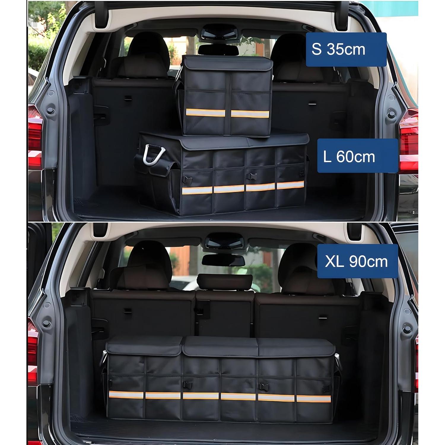 Organizador de Maletero PIPTang 36L Plegable con Tapa Negro