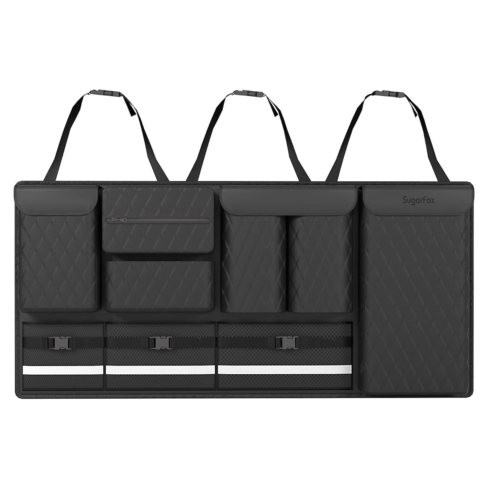 Organizador Colgante para Asientos Traseros SugarFox Negro 96x46cm