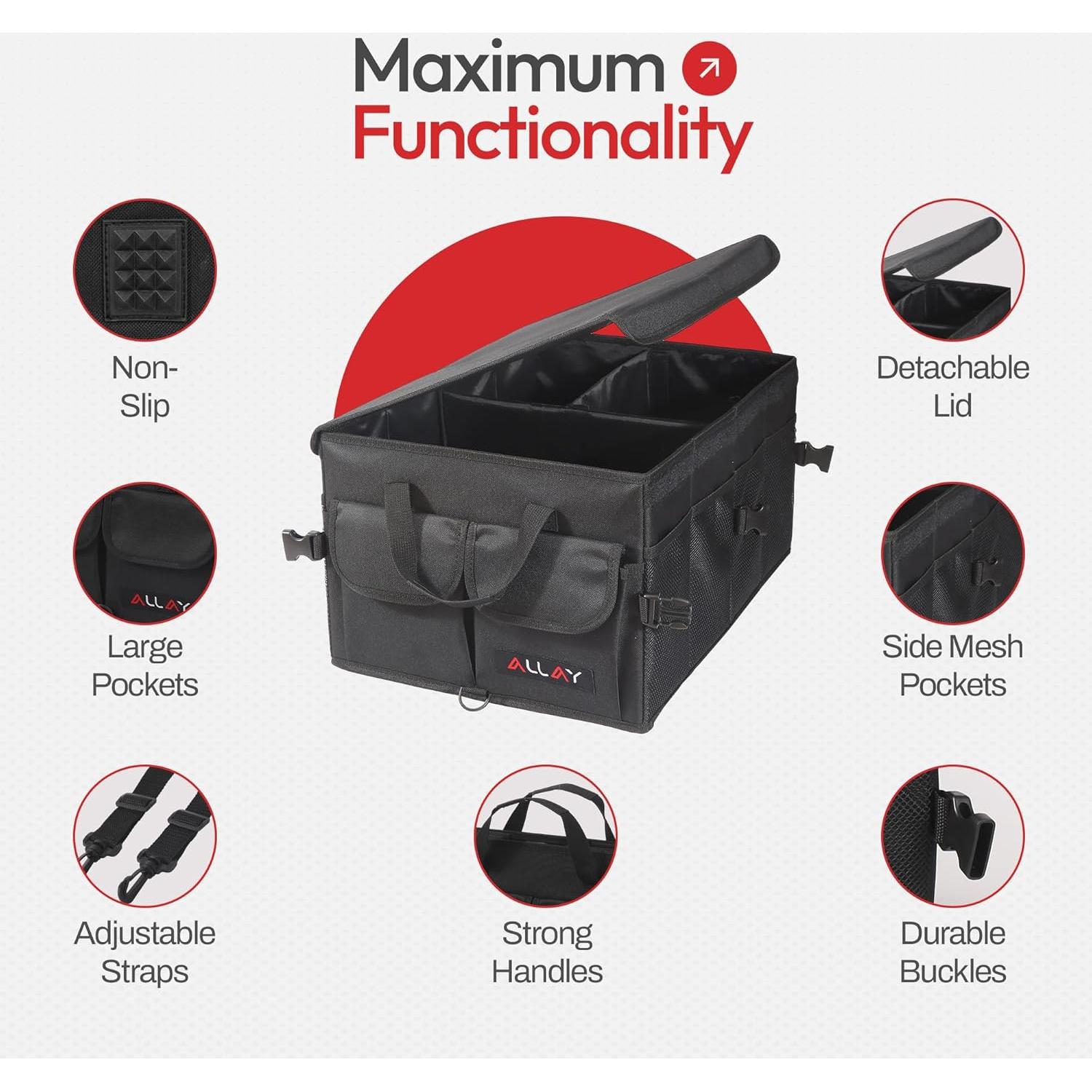 Organizador de Maletero ALLAY Plegable 50L para Coche SUV