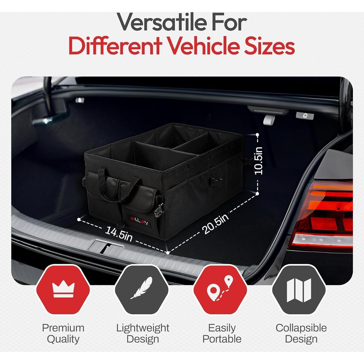 Organizador de Maletero ALLAY Plegable 50L para Coche SUV